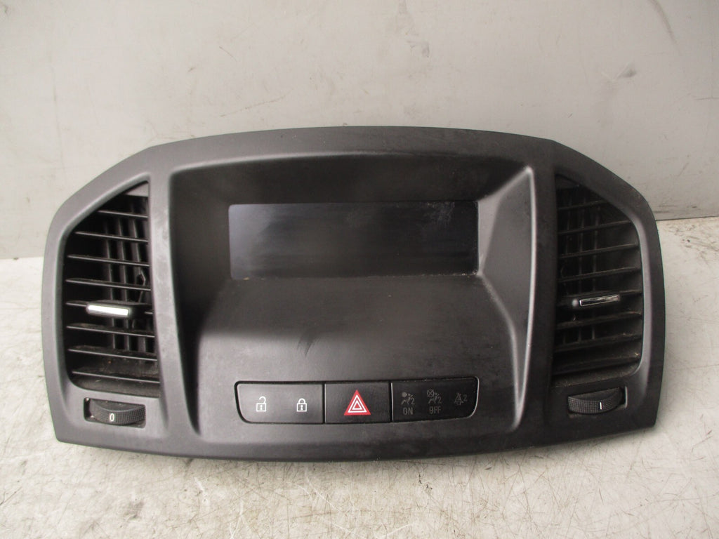 2013 VAUXHALL INSIGNIA MK1 MULTIMEDIA SCREEN DISPLAY AND AIR VENTS 22915943G