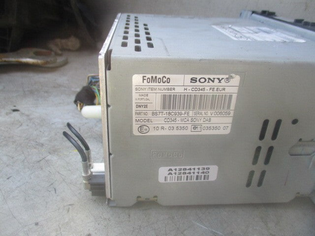 2011 FORD S MAX  RADIO CD PLAYER STEREO HEAD UNIT BS7T-18C939-FE