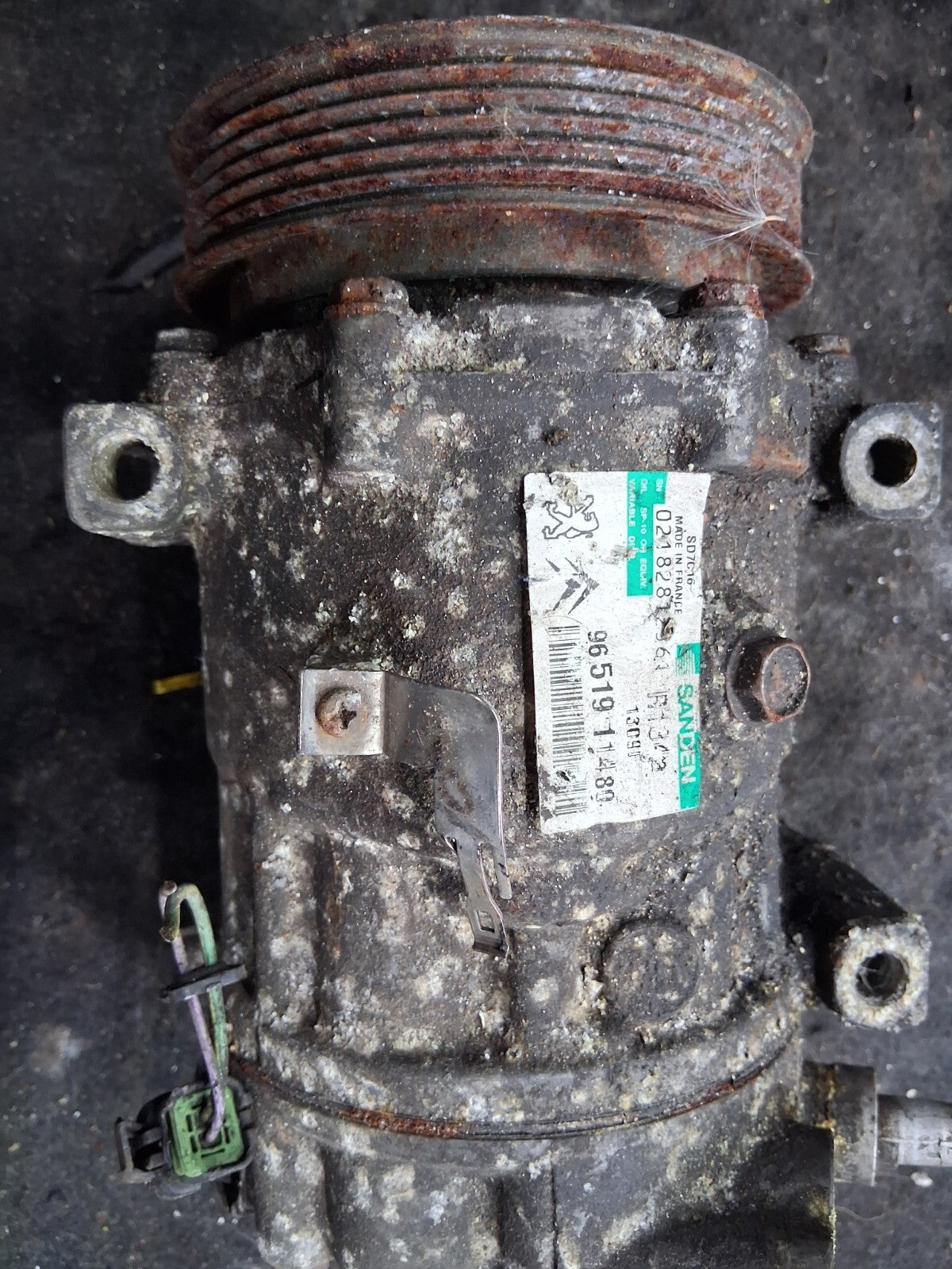 2009 CITROEN C4 PICASSO 1.6 DIESEL AIR CONDITIONING COMPRESSOR PUMP 9651911480