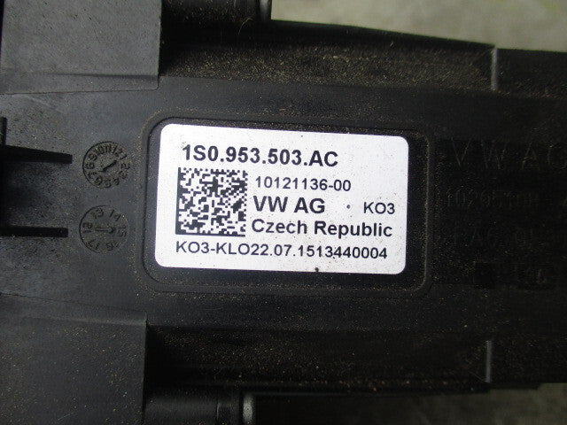 2015 VOLKSWAGEN UP 1.0 PETROL INDICATOR & WIPER STALK IS0953503AC