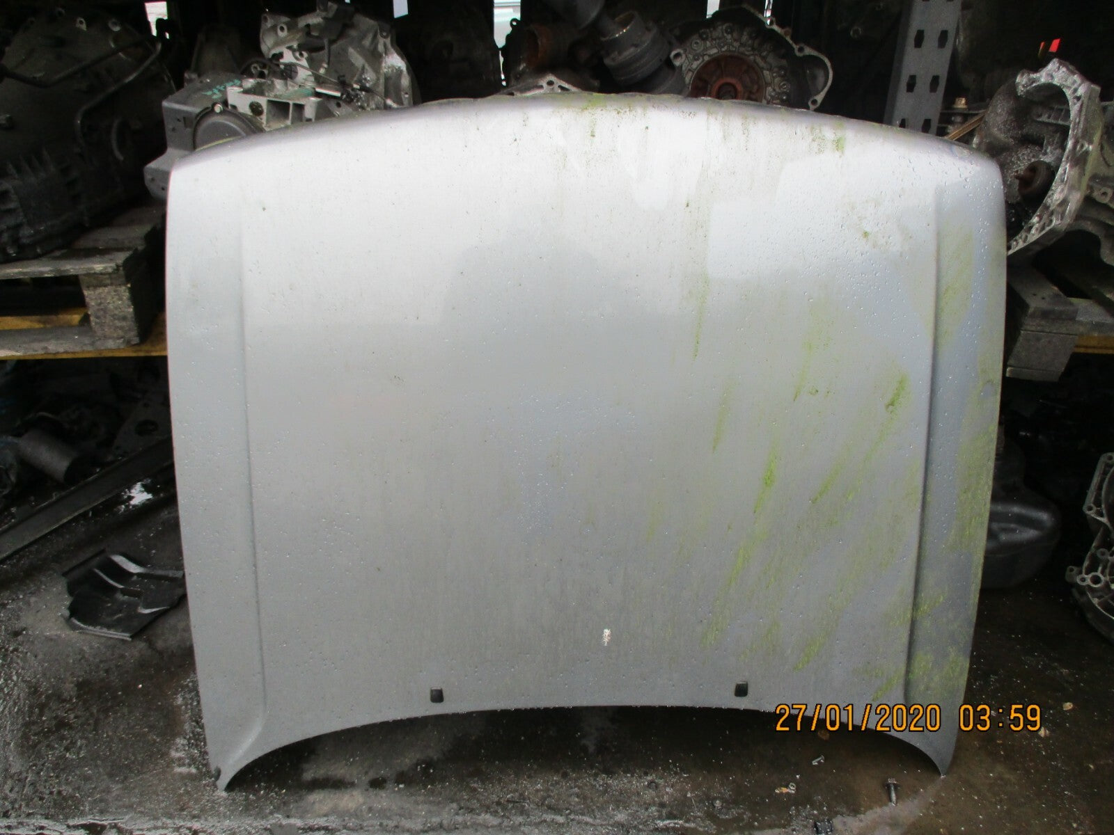 AUDI 80 B3 1990 FRONT HOOD BAY BONNET PANEL GREY SILVER