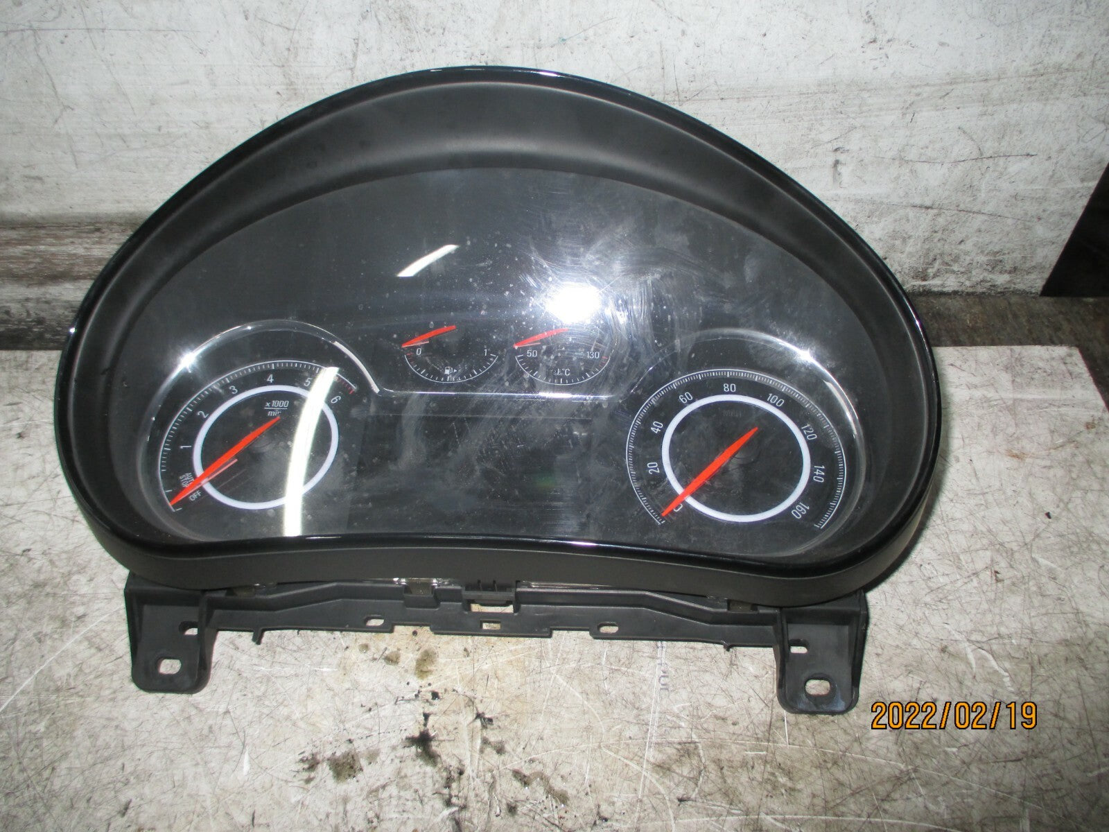 VAUXHALL INSIGNIA 2014 1.6 CDTI MANUAL SPEEDOMETER INSTRUMENT CLUSTER 23398027