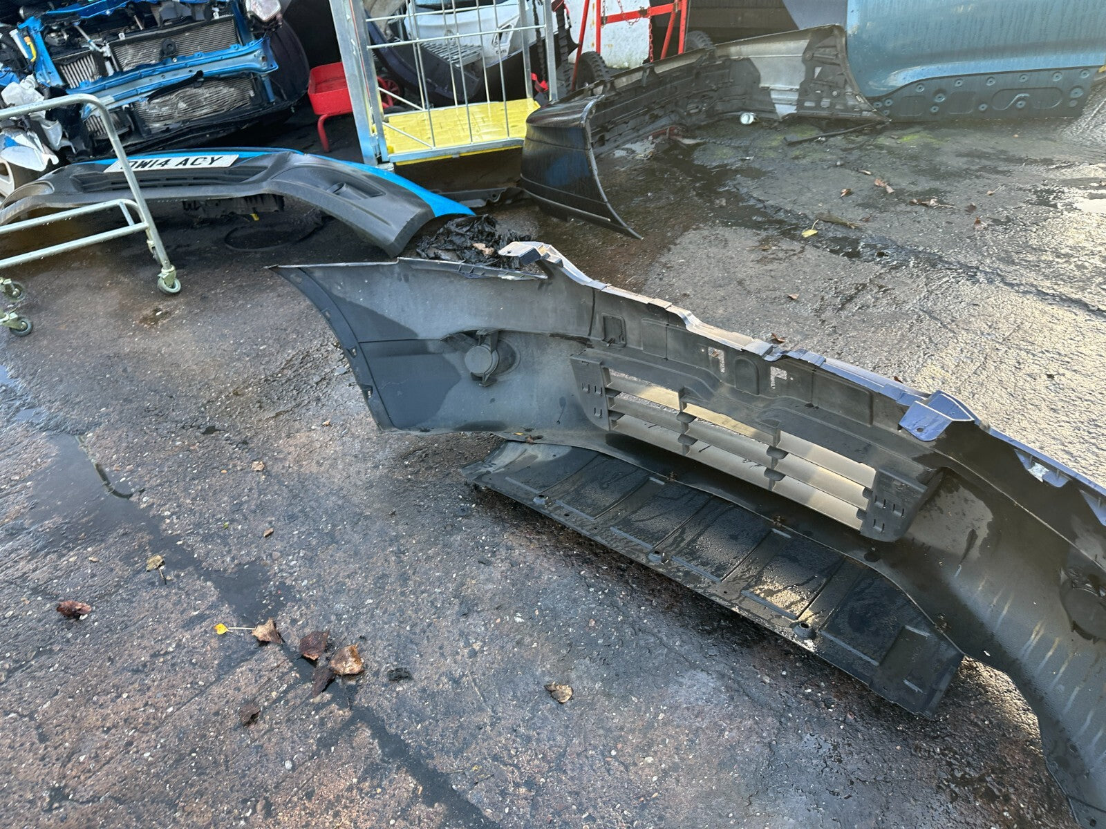 NISSAN QASHQAI J10 2009 PREFACELIFT FRONT COMPLETE BUMPER BLUE