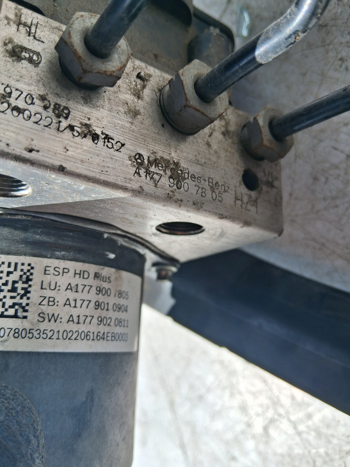 2021 MERCEDES A CLASS ABS PUMP MODULE A1779007805