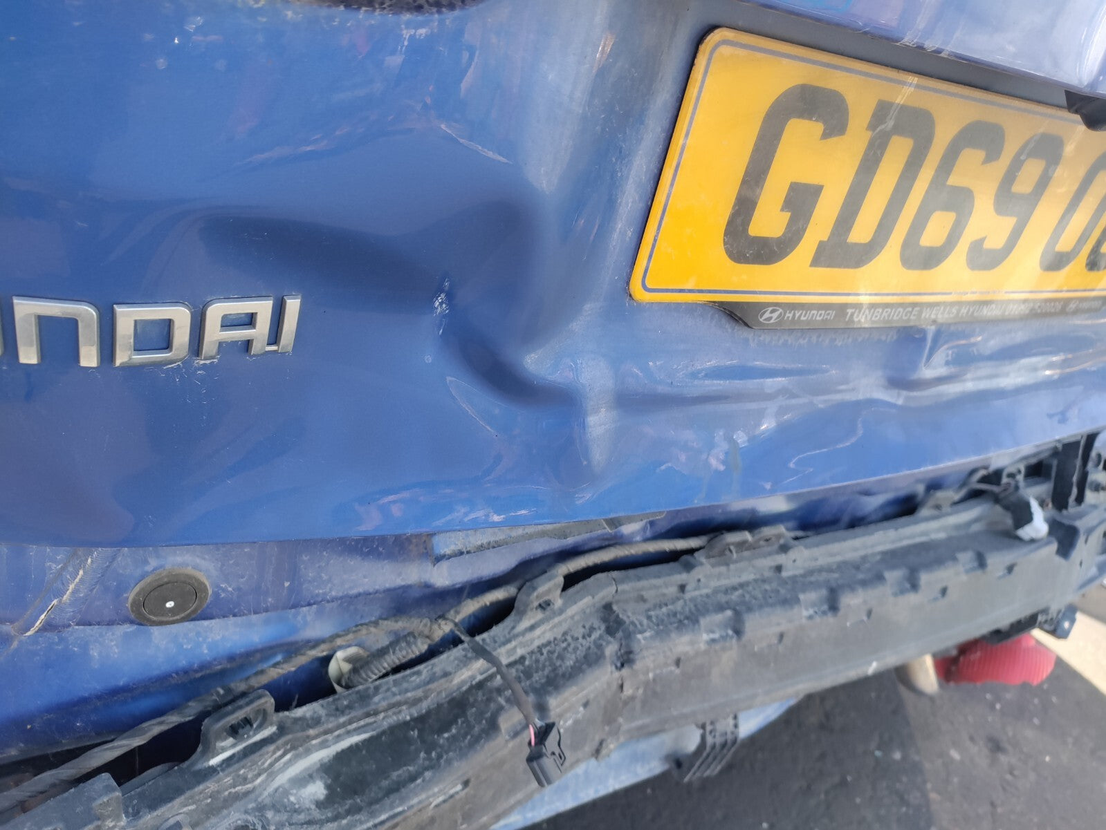2019 HYUNDAI I20 MK2 FACELIFT BARE TAILGATE BOOTLID U24 CHAMPION BLUE PEARL