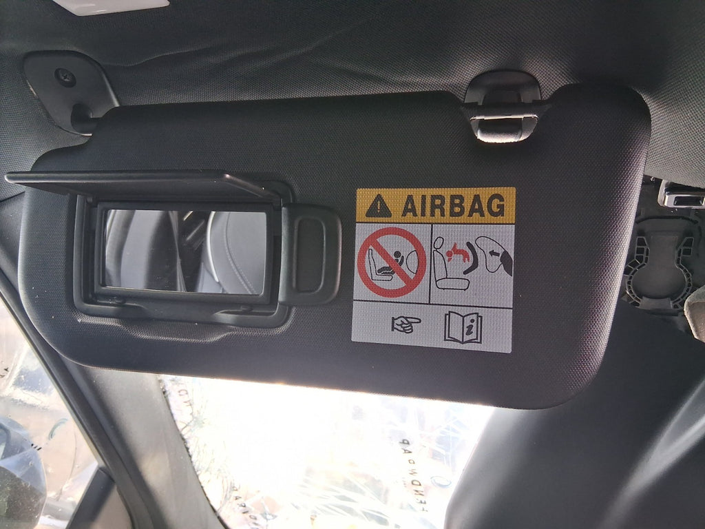 2024 NISSAN QASHQAI J12 MK3 NSF PASSENGER SIDE FRONT LEFT SUN VISOR SHADE