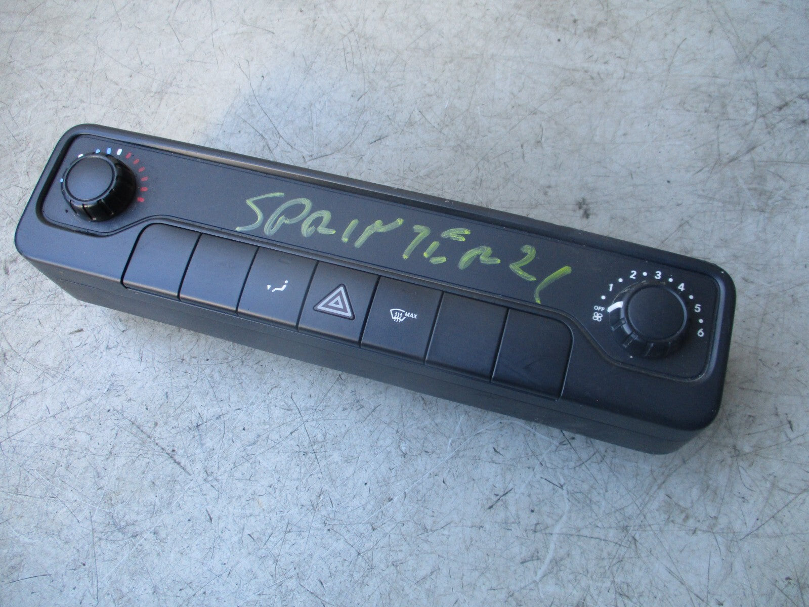 MERCEDES BENZ SPRINTER W907 2022 HEATER AC CLIMATE CONTROL SWITCH A9079054006