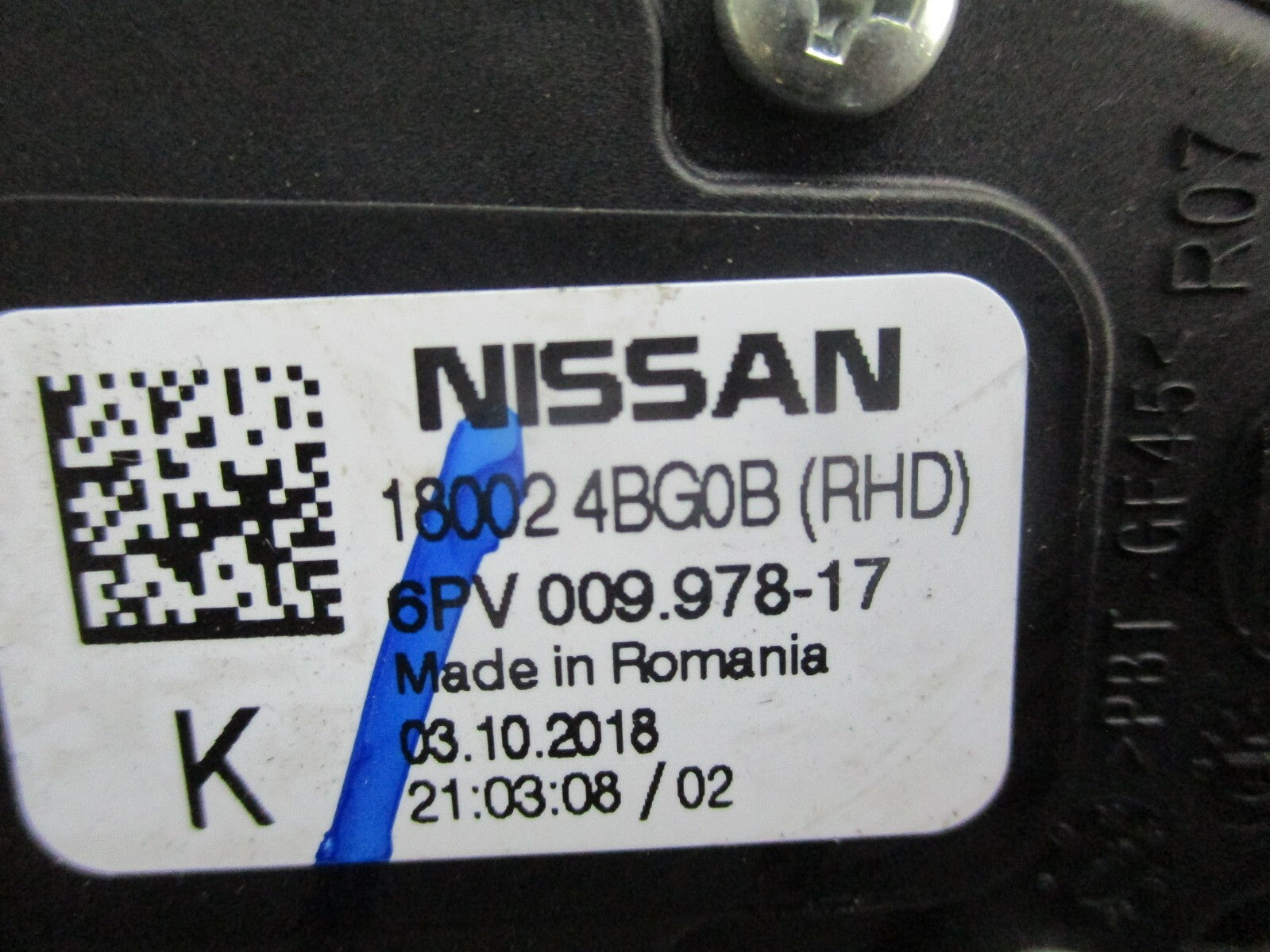 NISSAN QASHQAI J11 MK2 BRAKE CLUTCH PEDALS 180024BG0B