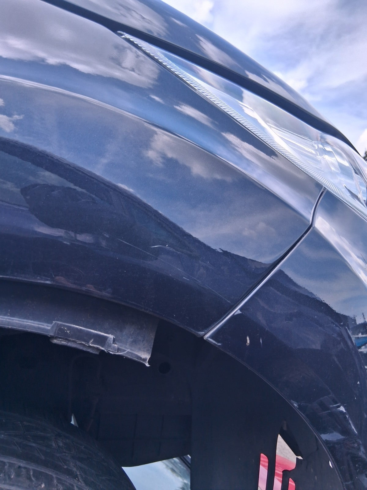 2012 FORD FIESTA MK7 5 DOOR OSF DRIVER SIDE FRONT RIGHT WING PANEL BLACK