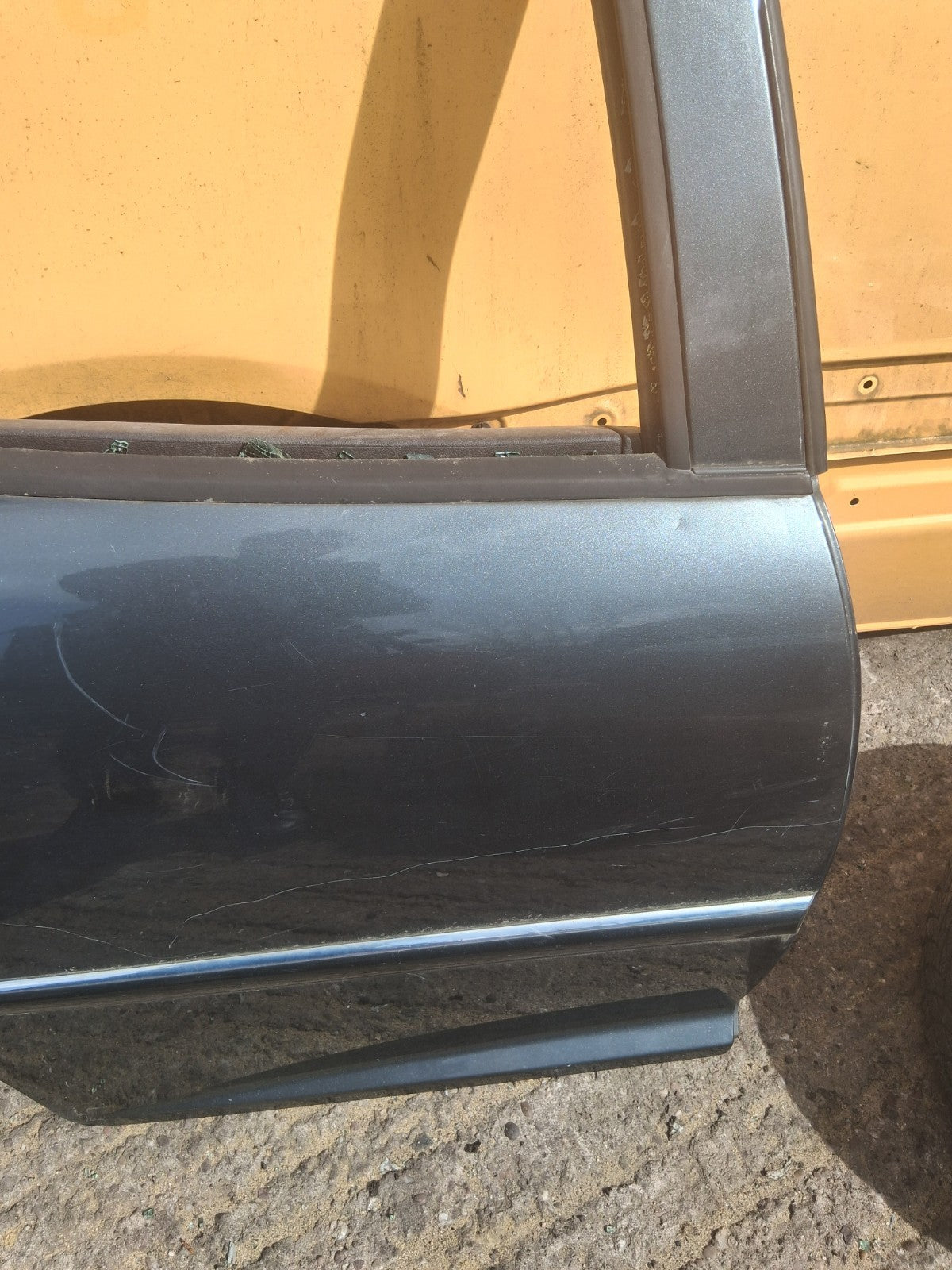 2010 PEUGEOT 207 HATCHBACK OSR DRIVER SIDE REAR DOOR GREY