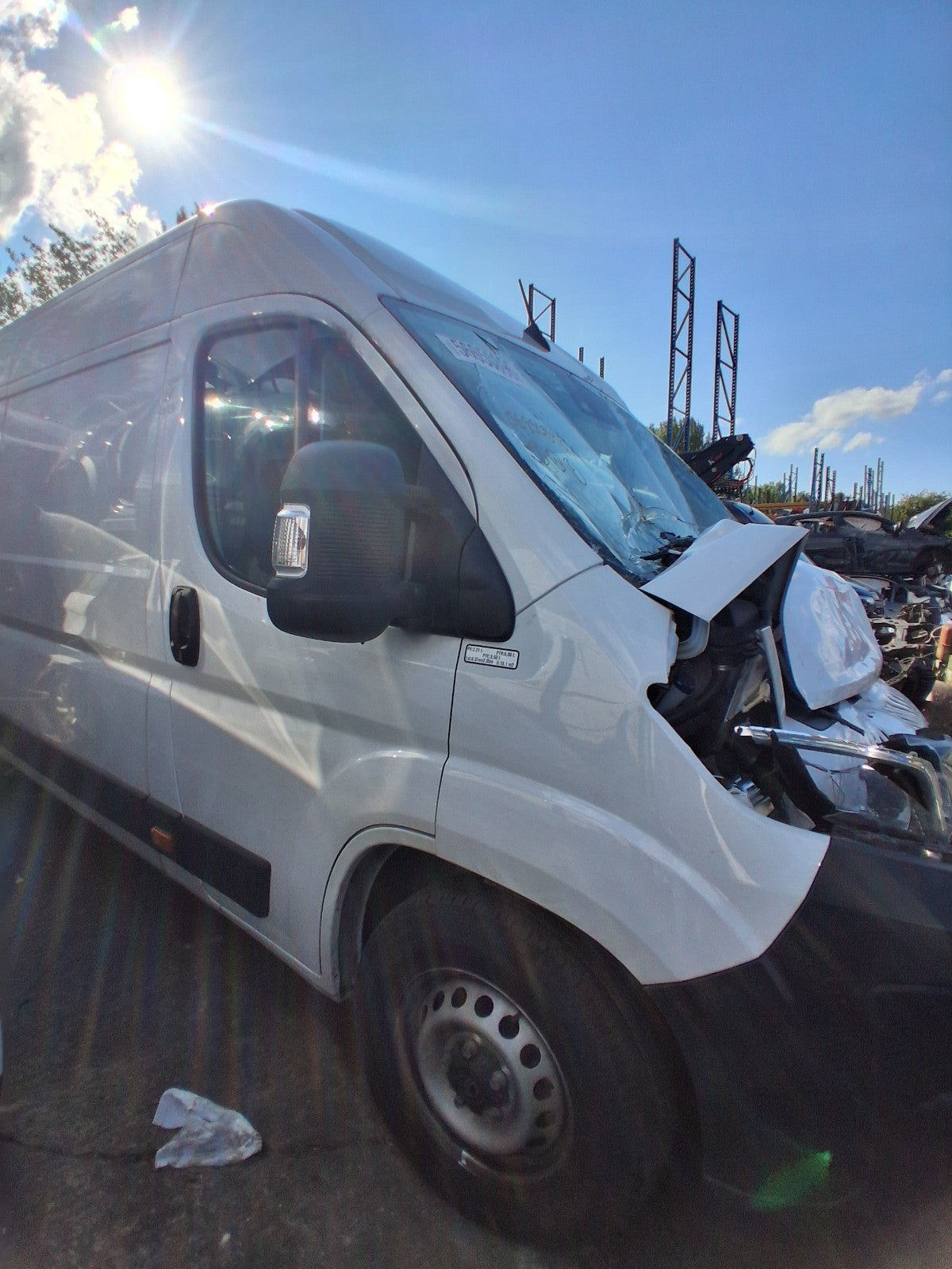 2025 CITROEN RELAY MK3 OSF DRIVER SIDE FRONT QUARTER WHITE