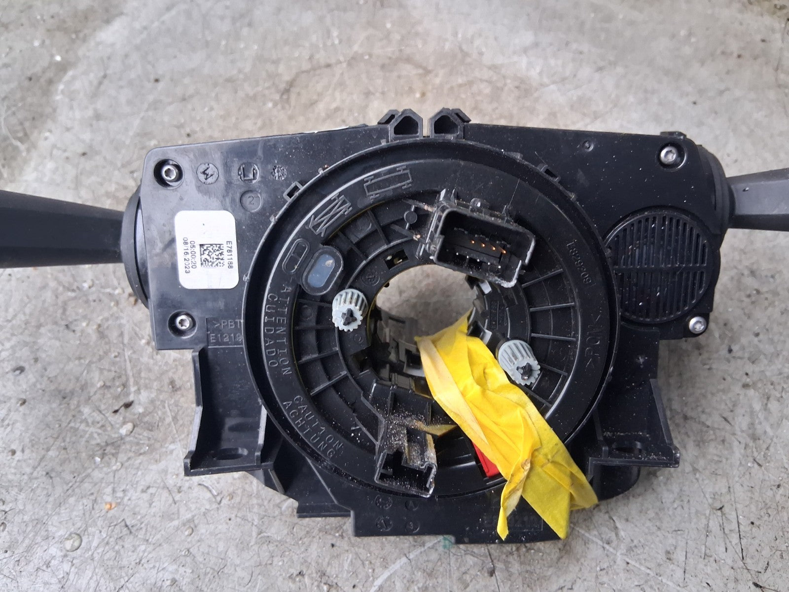 2021 CITROEN C4 MK3 INDICATOR WIPER COMBINATION SWITCH STALK SQUIB 98519828ZD00