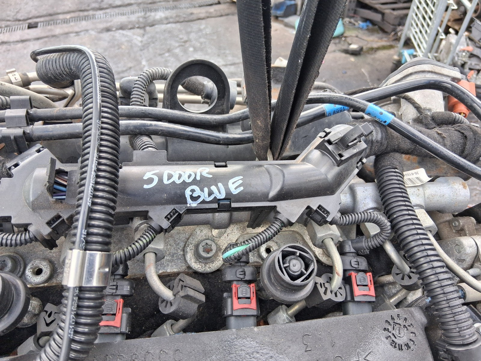 2016 VAUXHALL CORSA E 1.3 DIESEL COMPLETE ENGINE B13DTE 94K MILES