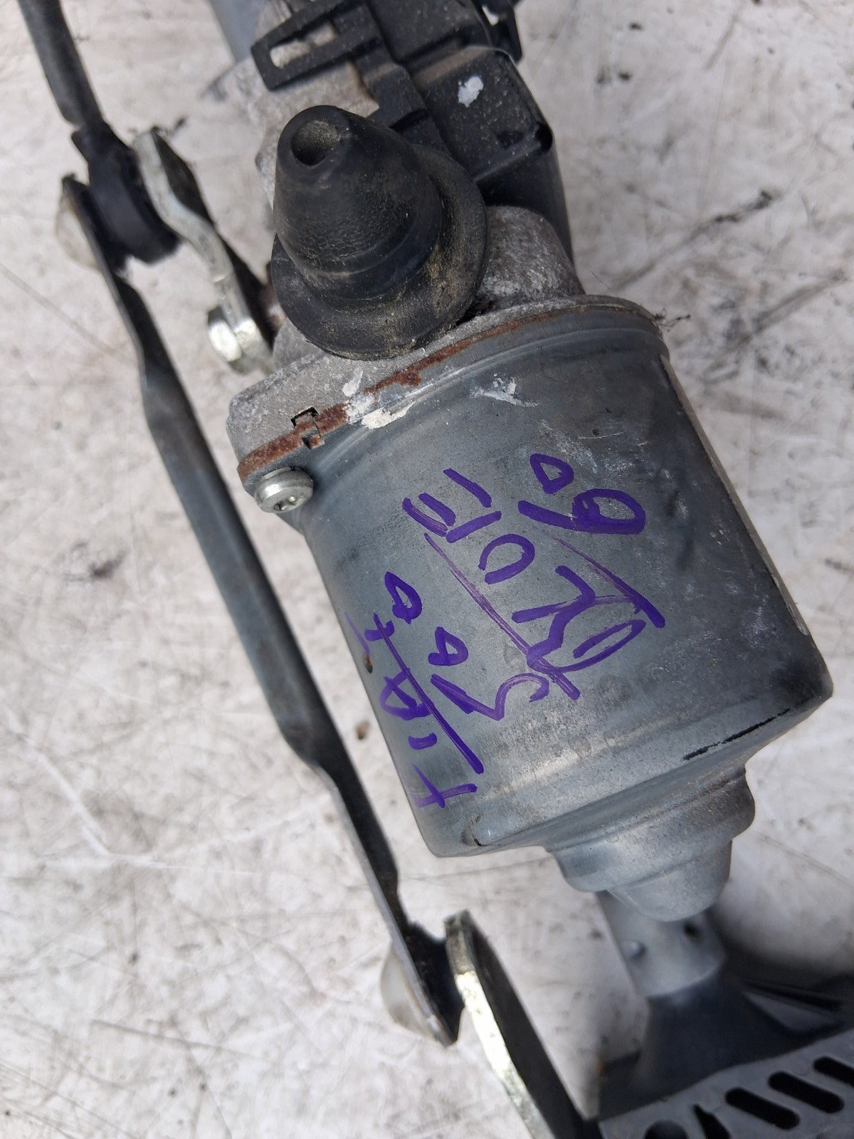 2010 FIAT 500 LOUNGE MK1 FRONT WINDSCREEN WIPER MOTOR LINKAGE MS1592008660