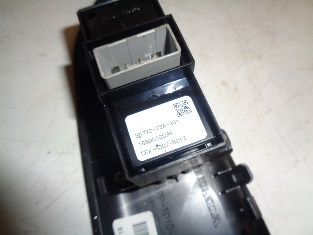 HONDA JAZZ 2019 MK4 NSR PASSENGER SIDE REAR DOOR WINDOW SWITCH 35770T2AA01