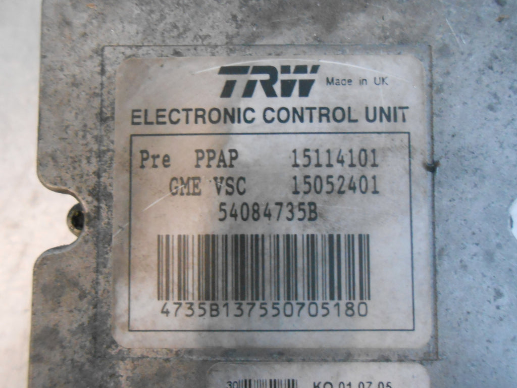 VAUXHALL VECTRA C SAAB 9-3 TRW ABS PUMP & CONTROL MODULE 13191184 15052401