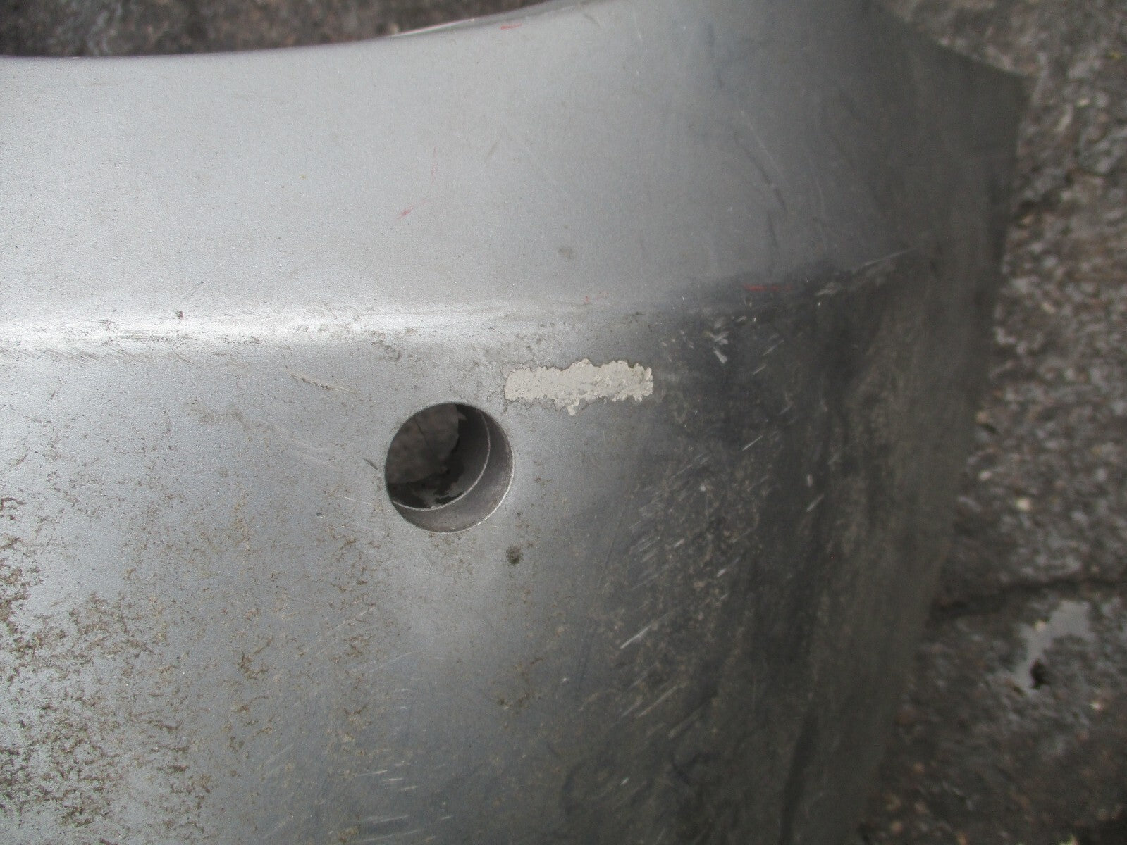 2005 BMW 5 SERIES E60 FRONT BUMPER BARE GREY SILVER