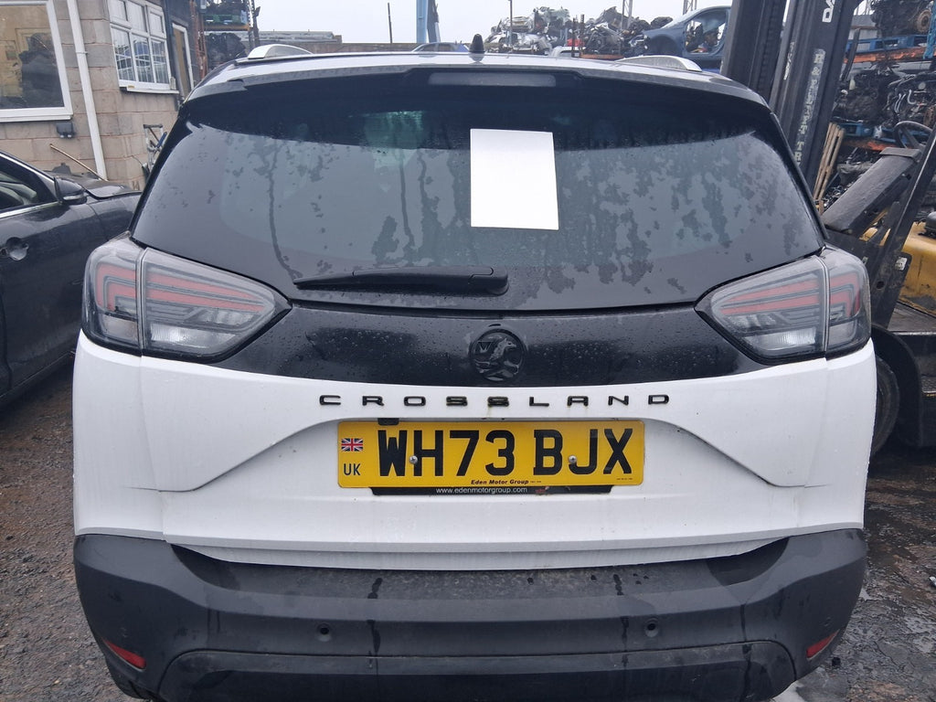 2024 VAUXHALL CROSSLAND X BARE TAILGATE BOOTLID WHITE Z42M
