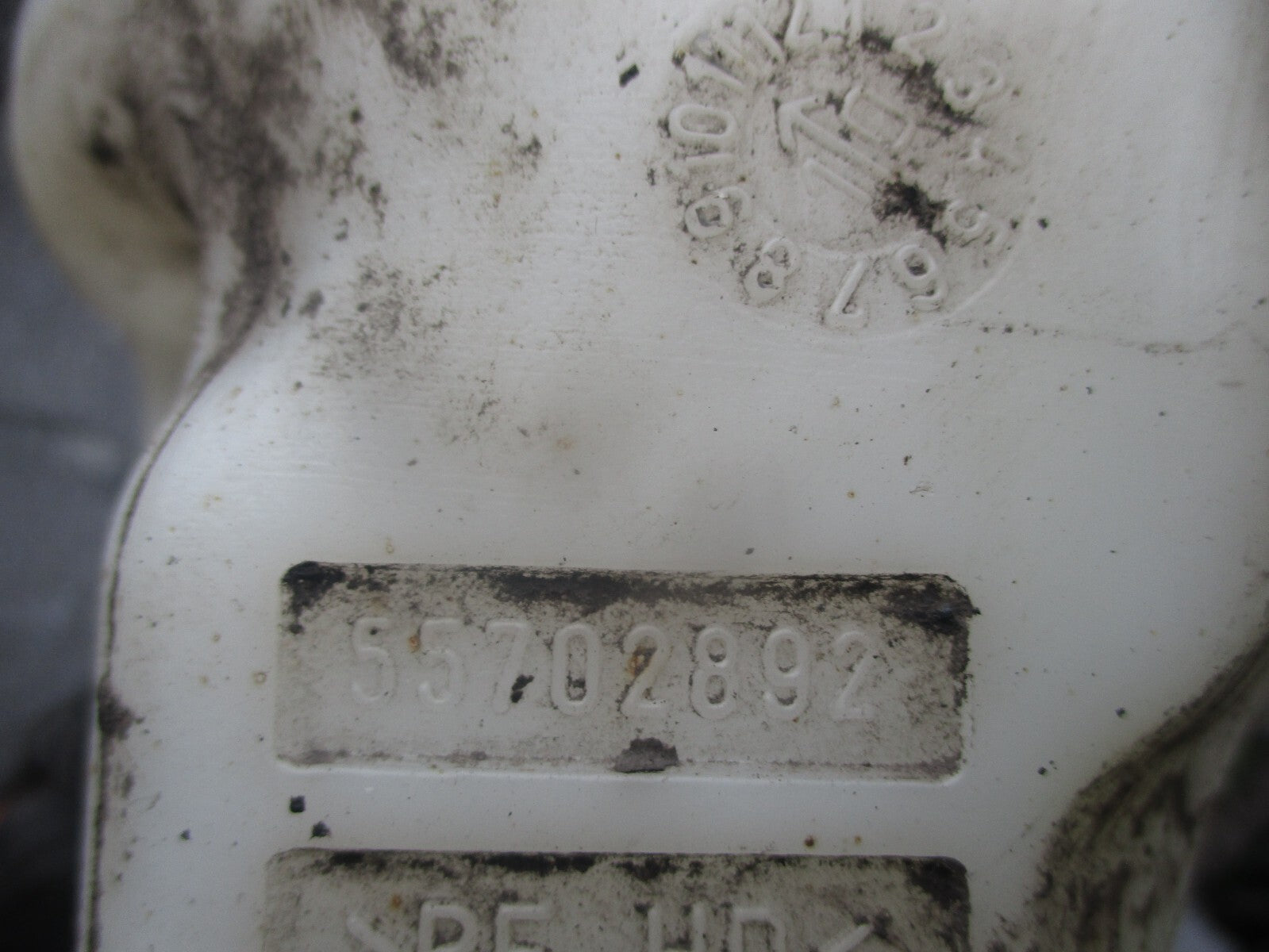 FIAT GRANDE PUNTO 2016 WIND SCREEN WASHER BOTTLE 55702892