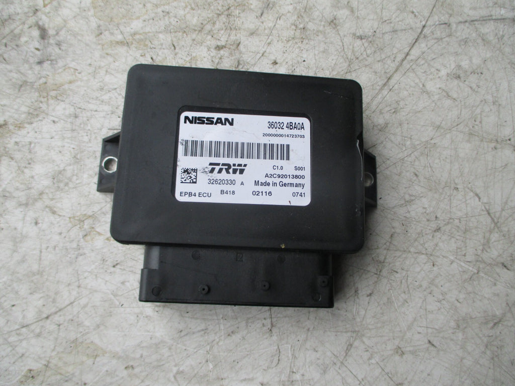 NISSAN QASHQAI MK2 2016 PARKING PARK BRAKE CONTROL ECU MODULE 360324BA0A
