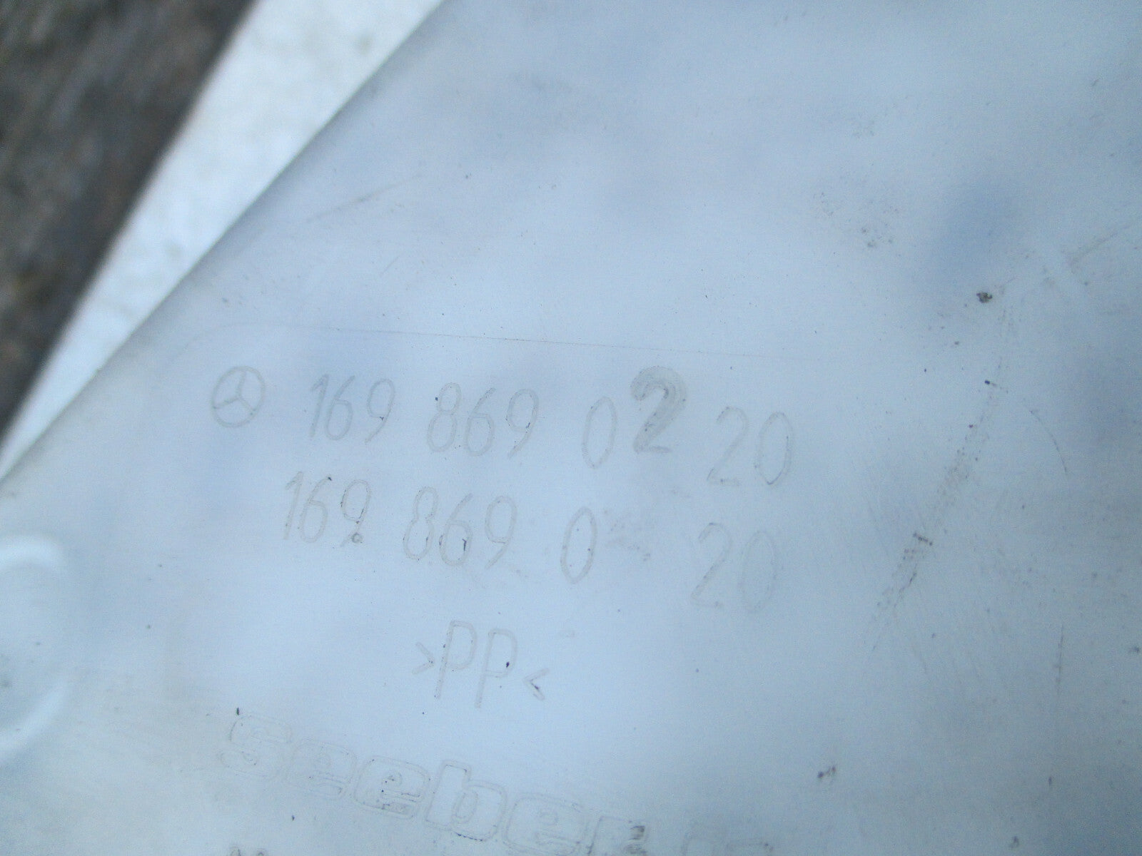 MERCEDES B CLASS W245 2007 WINDSCREEN WASHER WATER BOTTLE