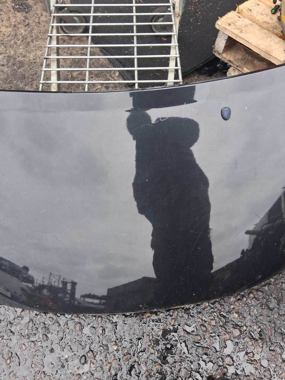 2012 PEUGEOT 207 FRONT BONNET HOOD PANEL BLACK