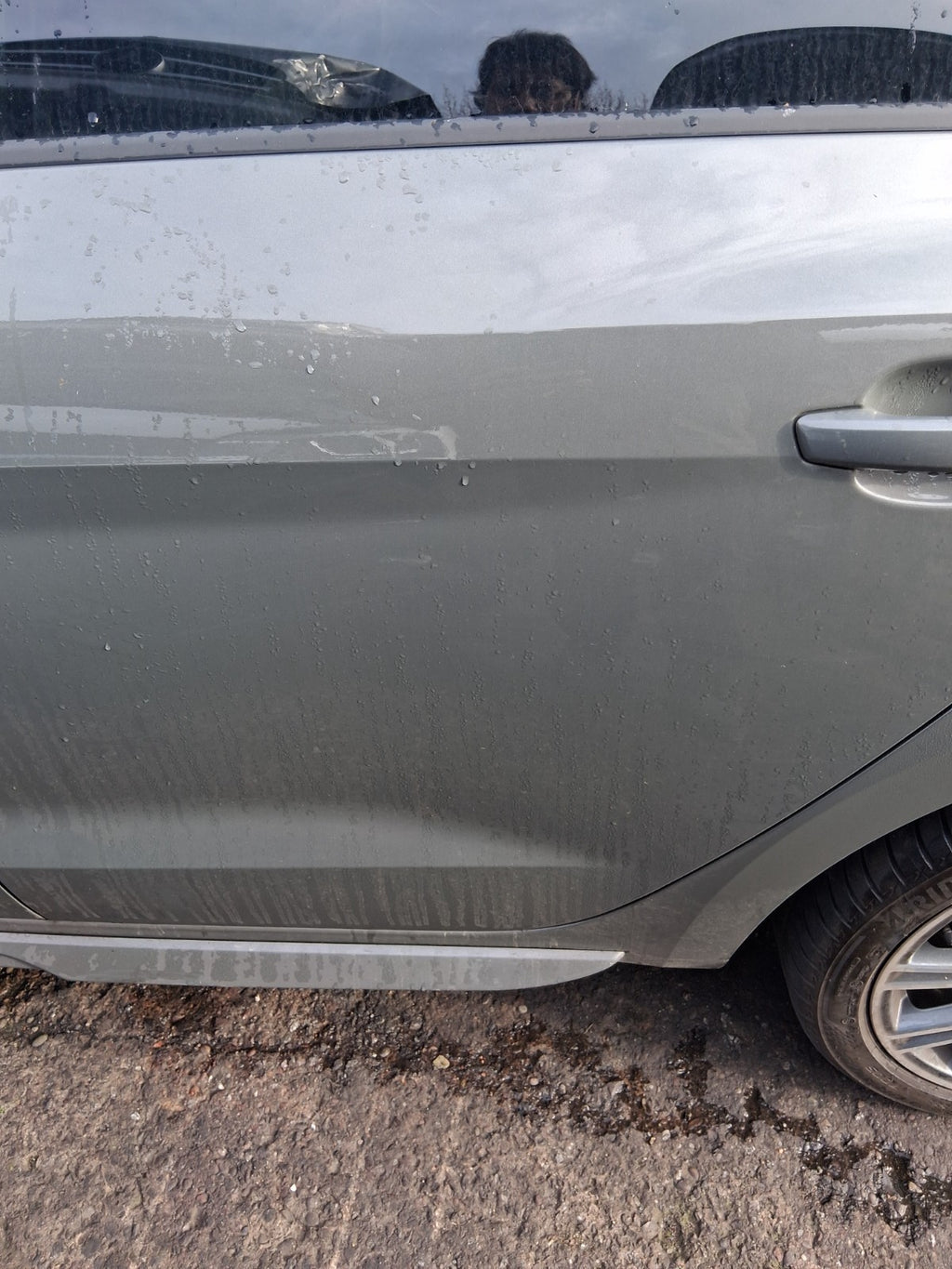 2024 AUDI A1 S LINE MK2 GB NSR PASSENGER SIDE REAR BARE DOOR CHRONOS GREY LX7G