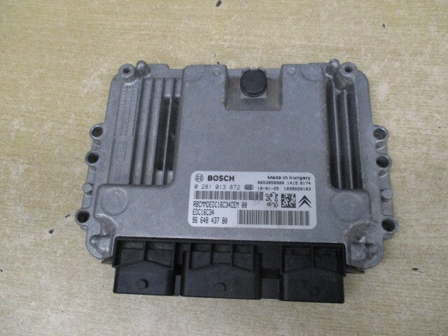 PEUGEOT 307 2010 1.6 DIESEL ECU ENGINE CONTROL MODULE 9664843780