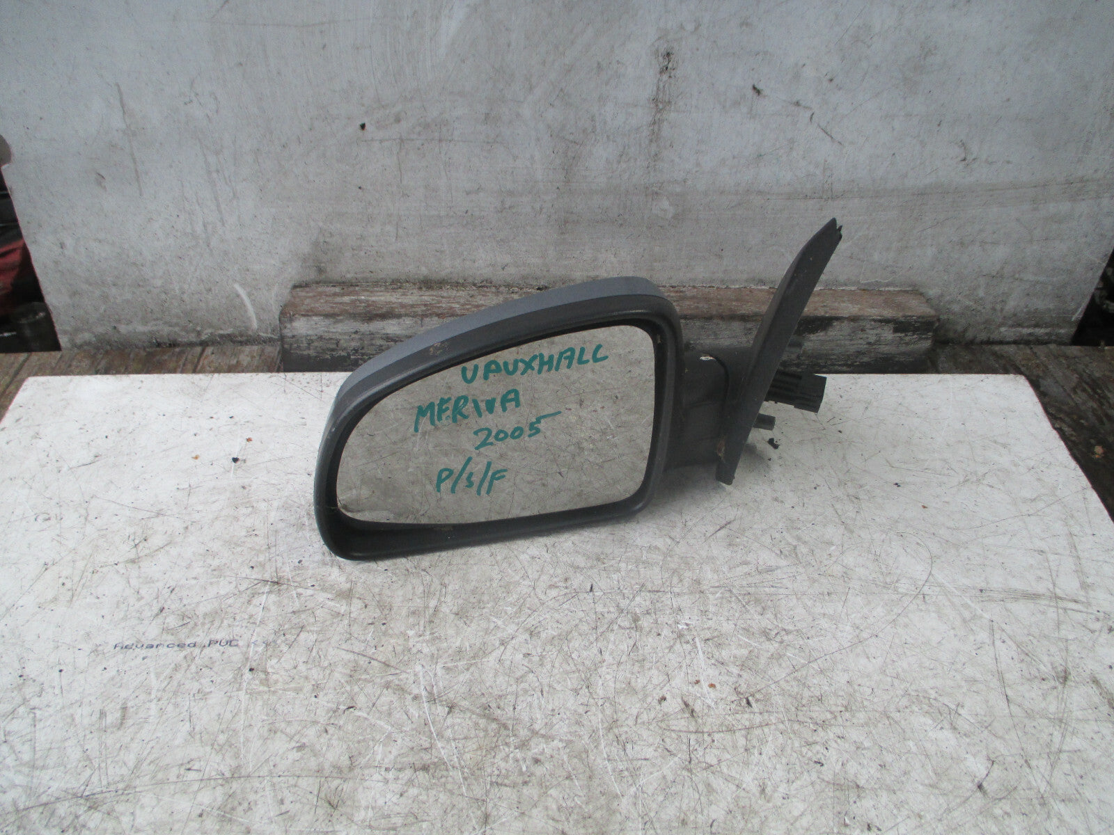 VAUXHALL MERIVA A 2005 NSF PASSENGER SIDE FRONT ELECTRIC WING MIRROR