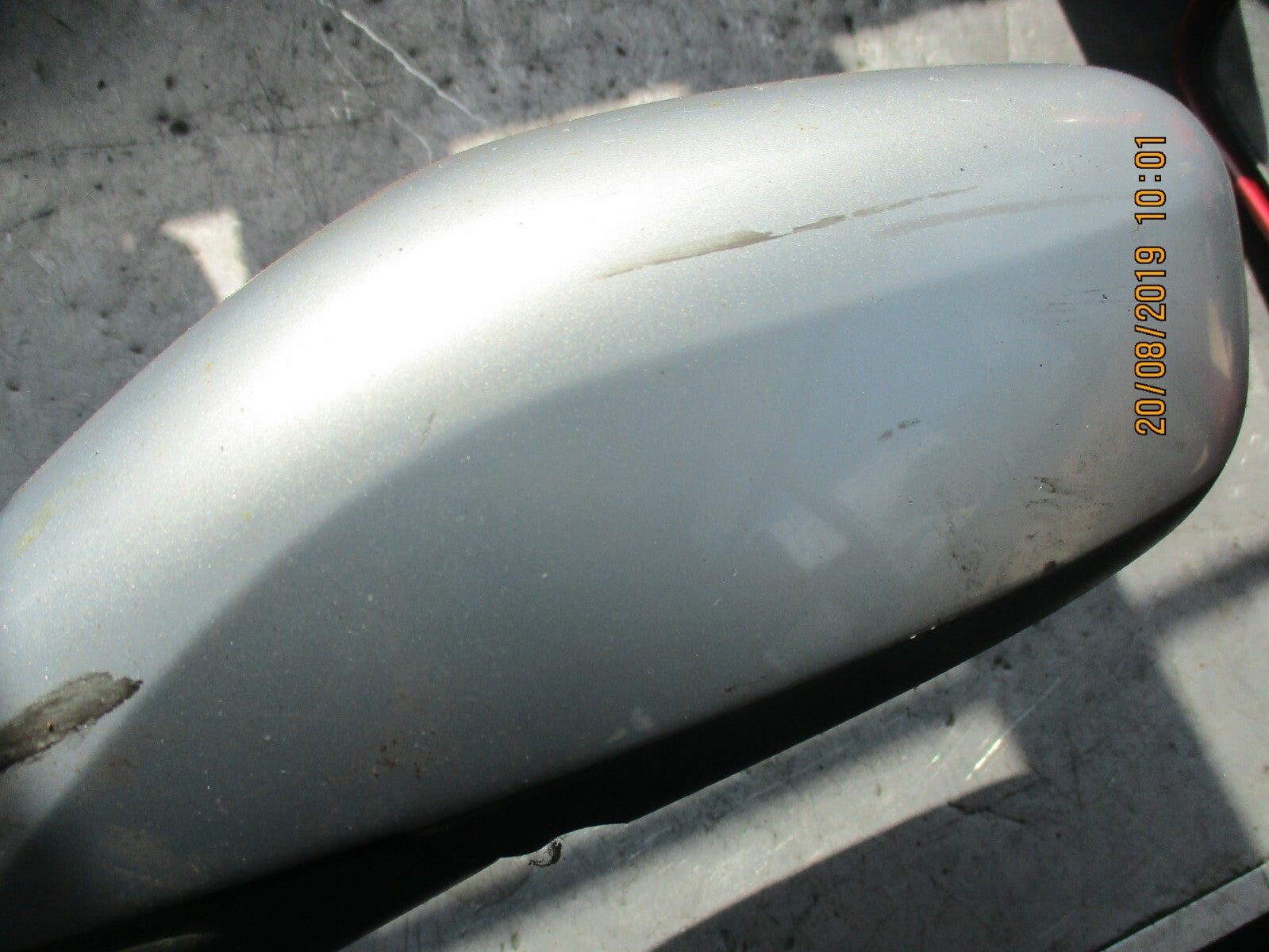 RENAULT LAGUNA MK2 NS PASSENGER SIDE ELECTRIC DOOR WING MIRROR SILVER