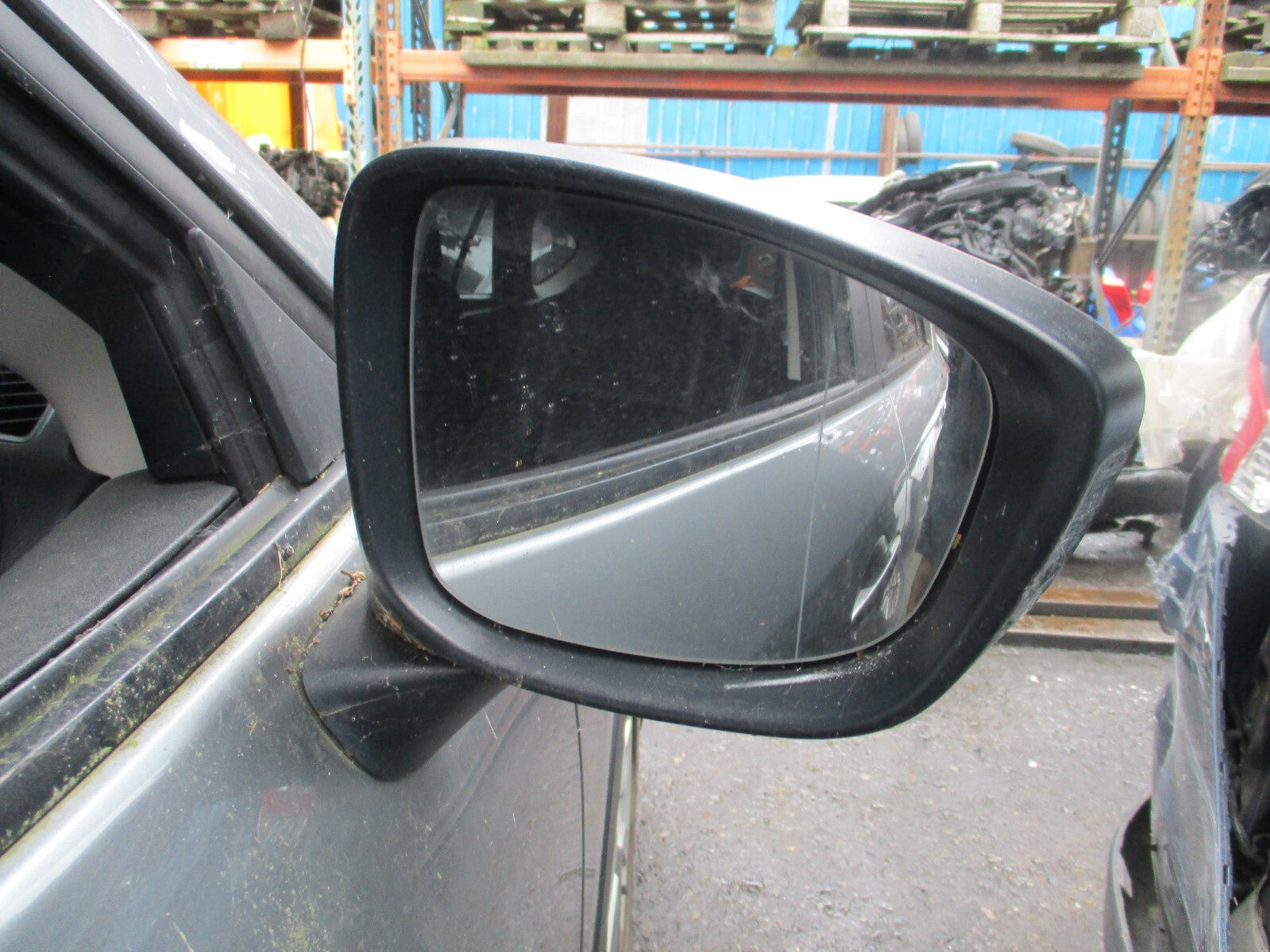2013 MAZDA CX 5 MK1 OSF DRIVER SIDE POWER FOLD WING MIRROR LIQUID SILVER P38