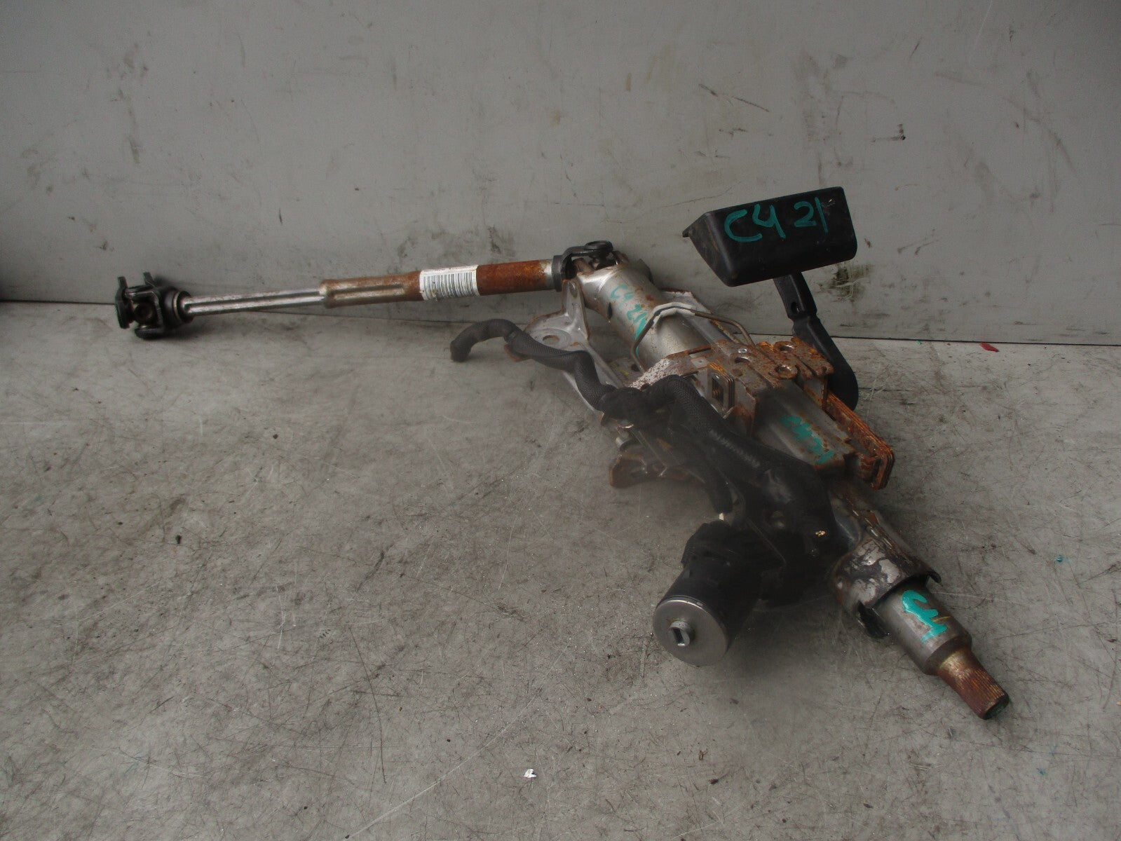 2021 CITROEN C4 MK3 1.2 PETROL STEERING COLUMN WITH KEY LOCK BARREL 9824740280R