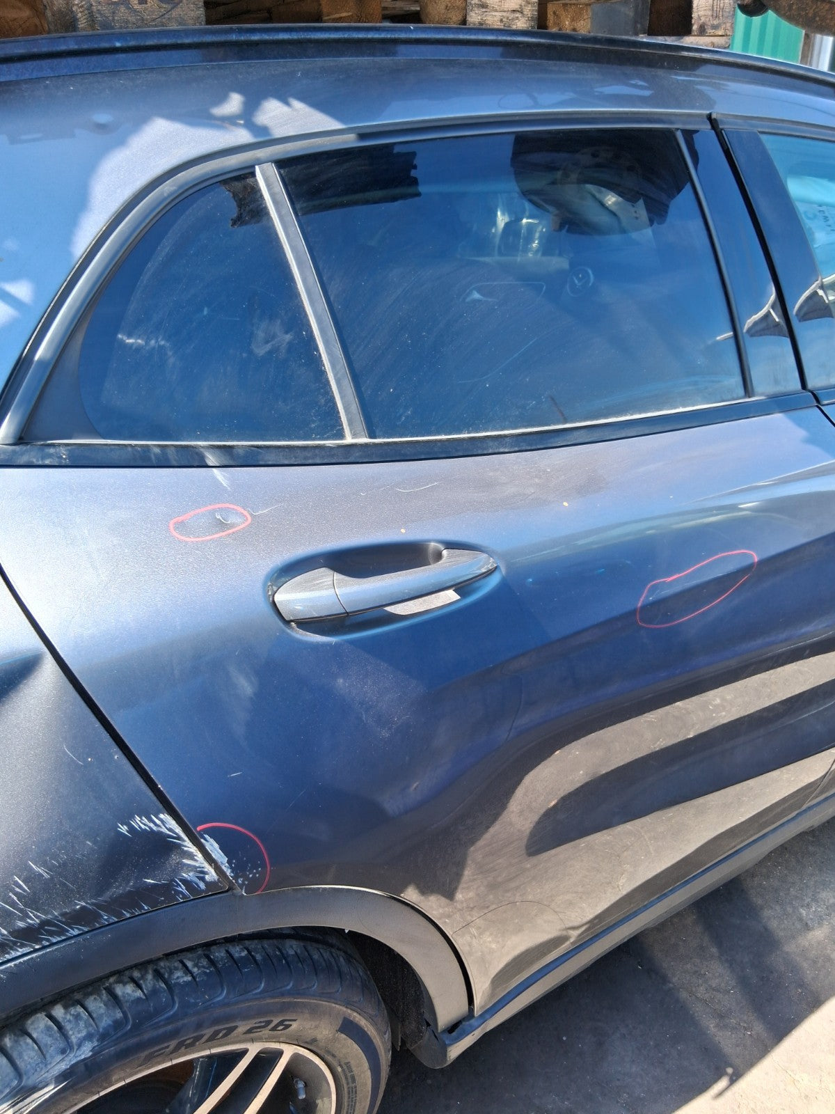 2019 MERCEDES BENZ GLA 180 X156 OSR DRIVER SIDE BARE DOOR MOUNTAIN GREY 787