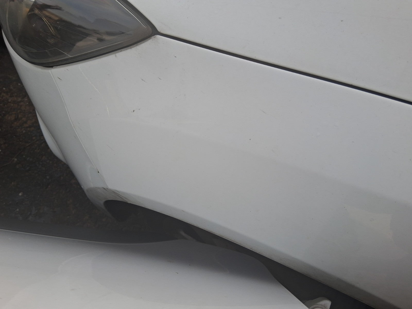 2013 FORD FOCUS MK3 HATCHBACK NSF PASSENGER SIDE FRONT LEFT WING PANEL WHITE Z2