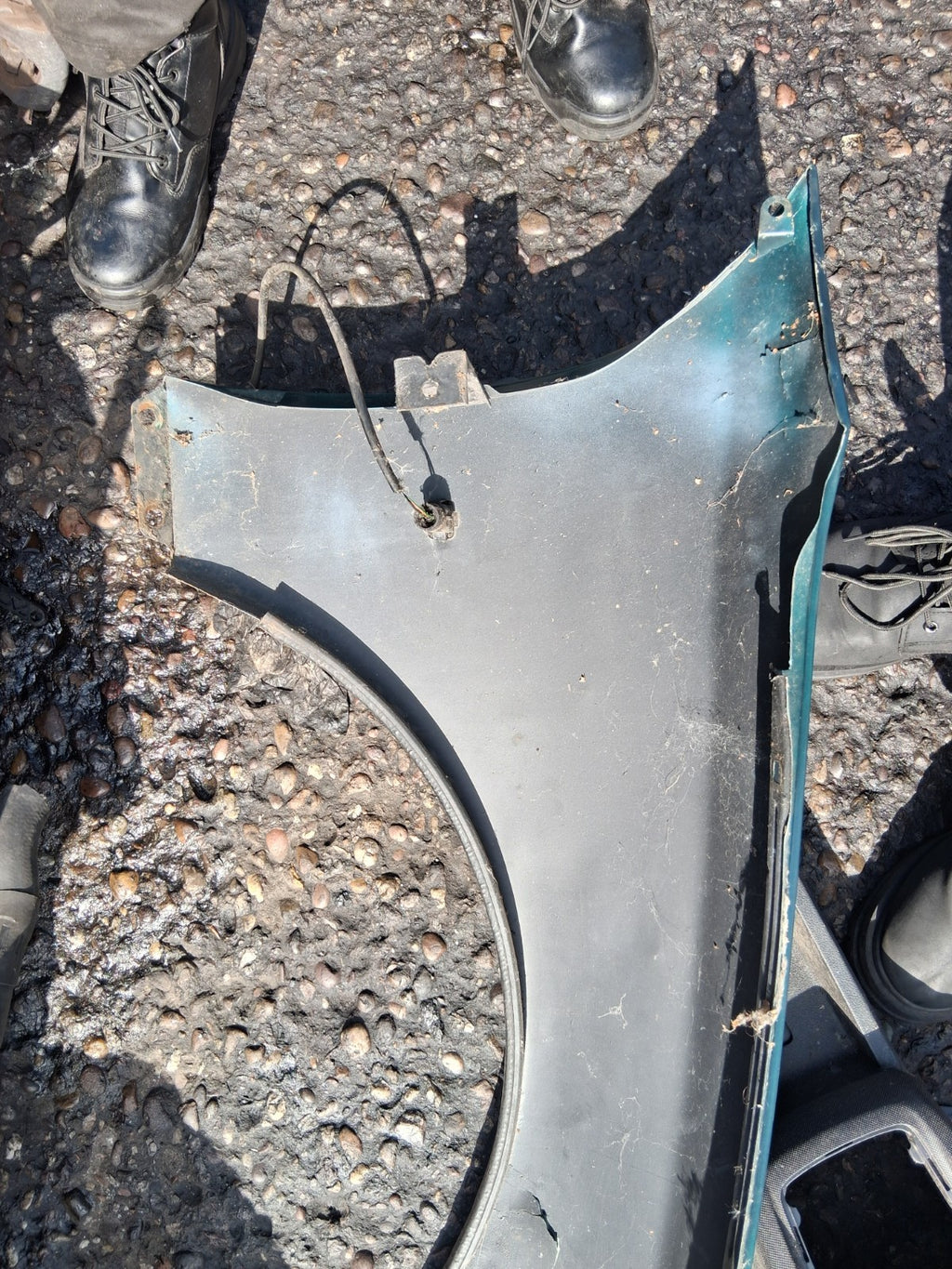 MG MGF 1996 MK1 NSF PASSENGER SIDE FRONT LEFT WING PANEL GREEN