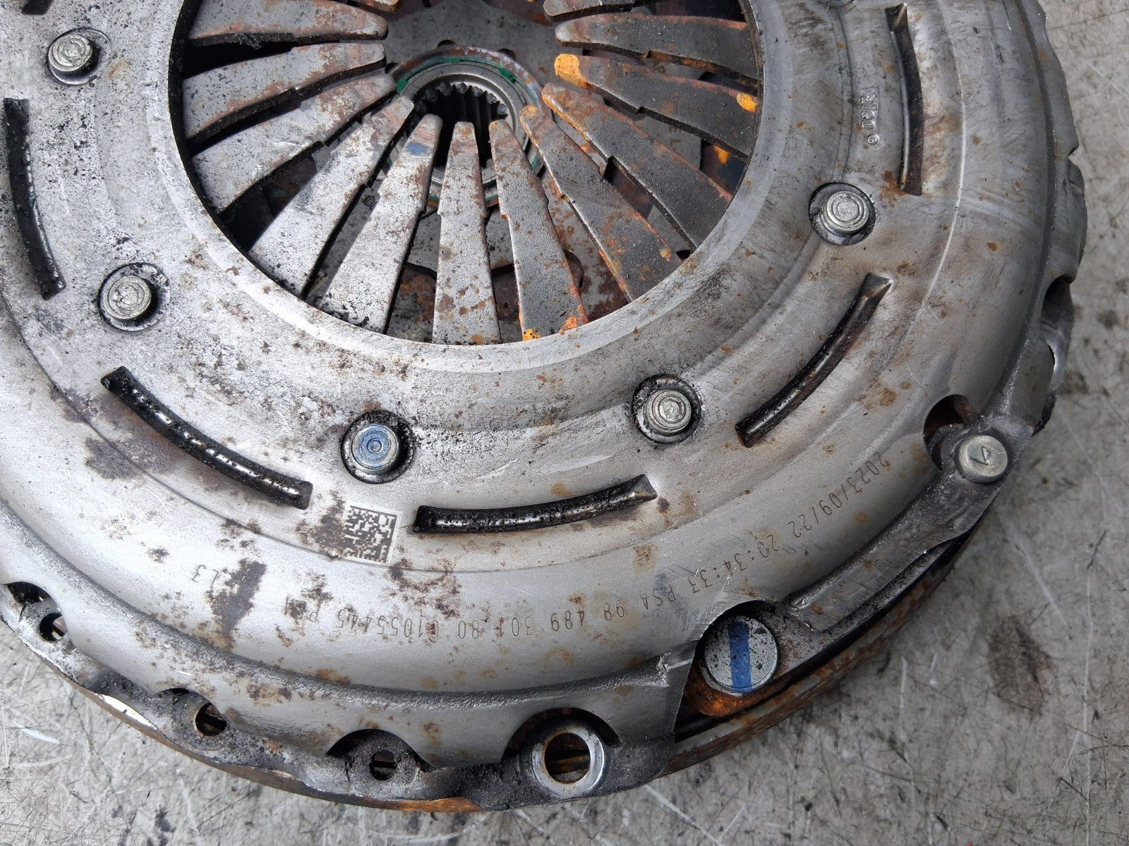 CITROEN C4 MK3 2023 1.2 PETROL CLUTCH PRESSURE PLATE & FLYWHEEL 9848930180