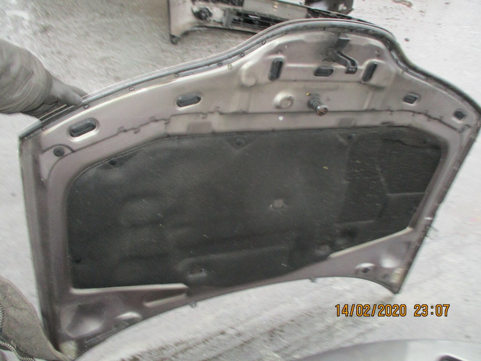 RENAULT LAGUNA MK2 PRE FACELIFT 2004 FRONT HOOD BAY BONNET PANEL GREY
