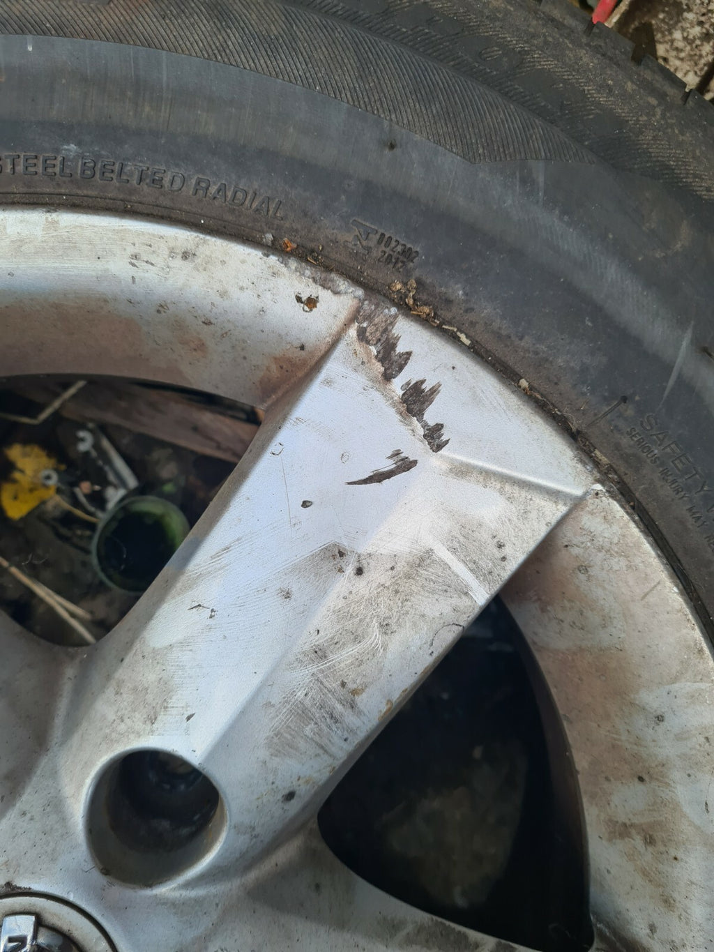 NISSAN QASHQAI MK1 J10 2009 5 SPOKE SPARE ALLOY WHEEL TYRE BRIDGESTONE 215/65R16