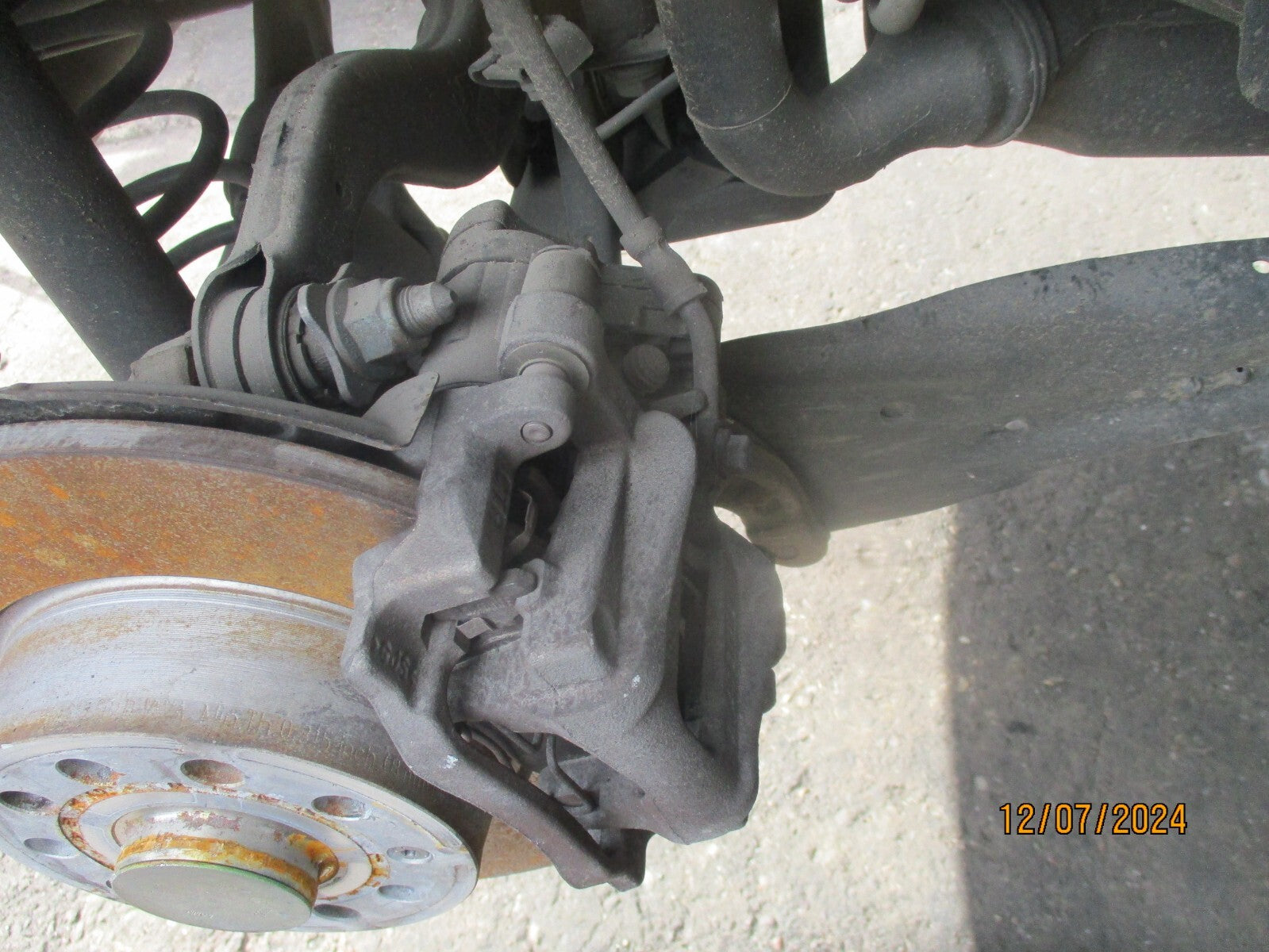 VW VOLKSWAGEN GOLF MK8 2023 OSR DRIVER SIDE REAR BRAKE CALIPER 5R3615406A