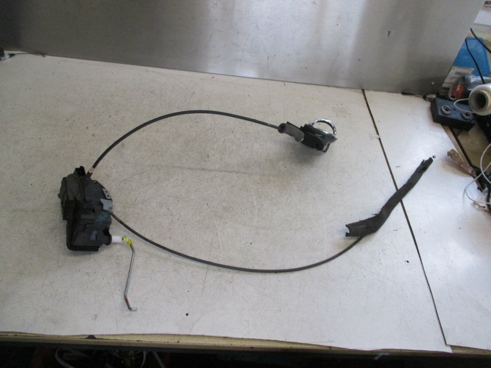 NISSAN JUKE 2017 F15 OSF FRONT DRIVER SIDE DOOR LOCK MECHANISM & INTERIOR HANDLE