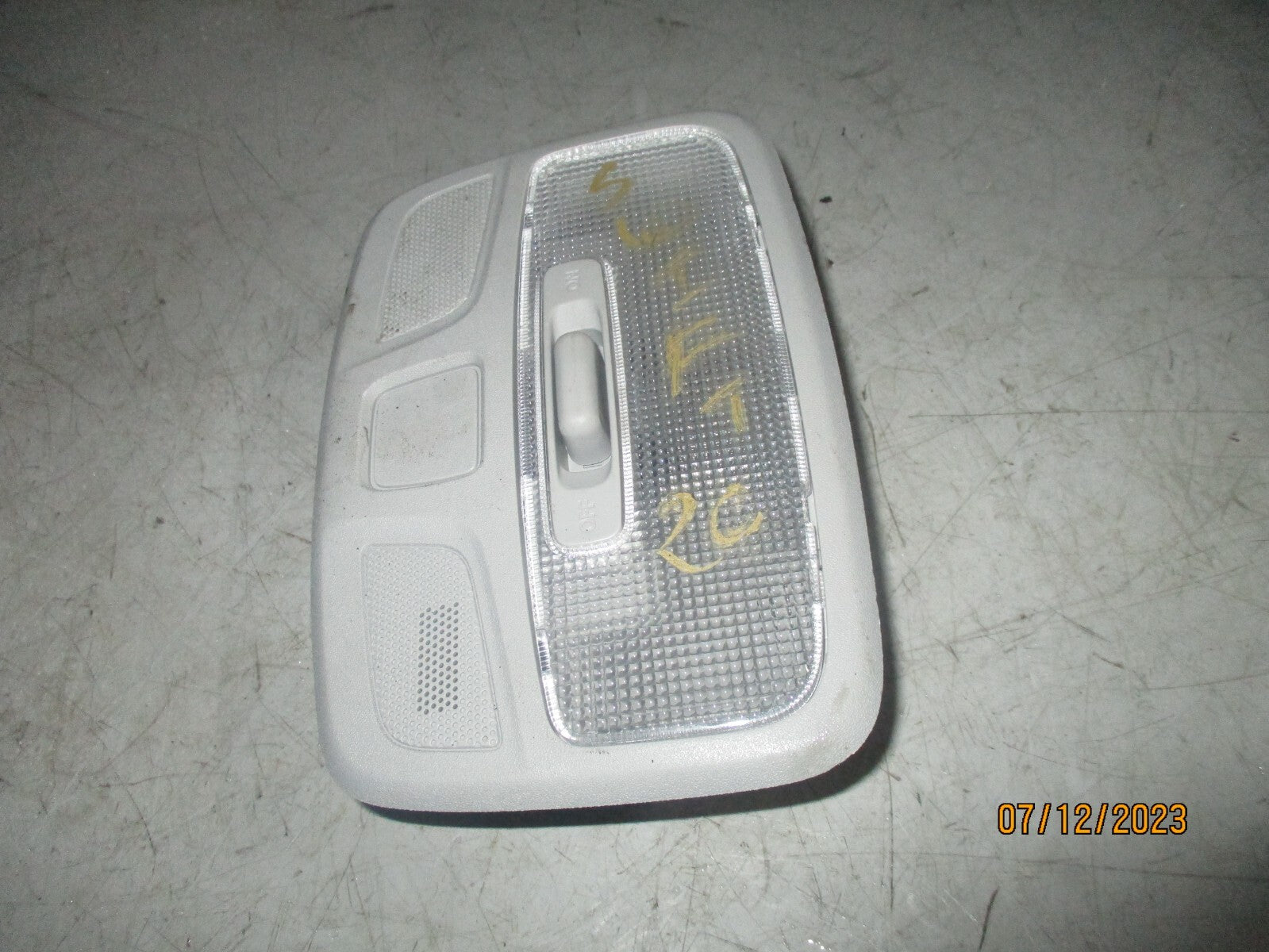 SUZUKI SWIFT MK4 2020 FRONT INTERIOR ROOF READING LIGHT
