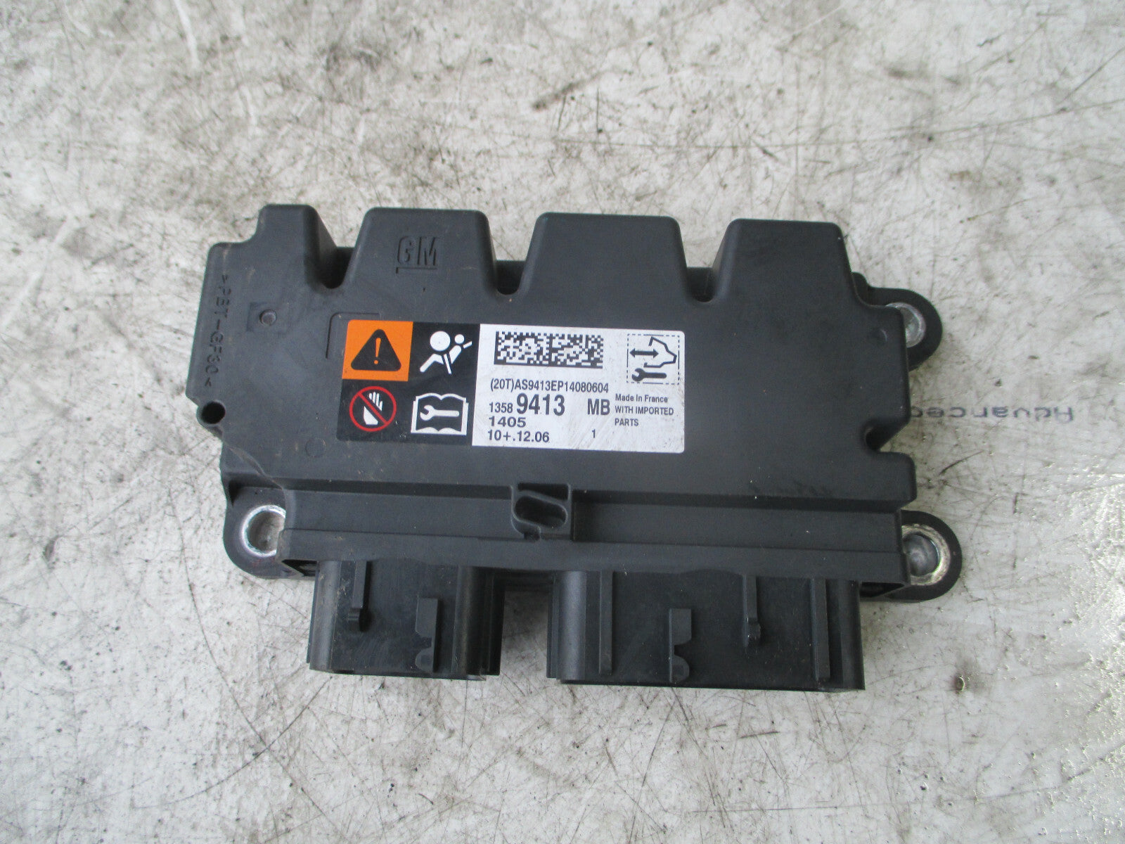 VAUXHALL ASTRA GTC 2016 SAFETY BAG CONTROL MODULE 13589413