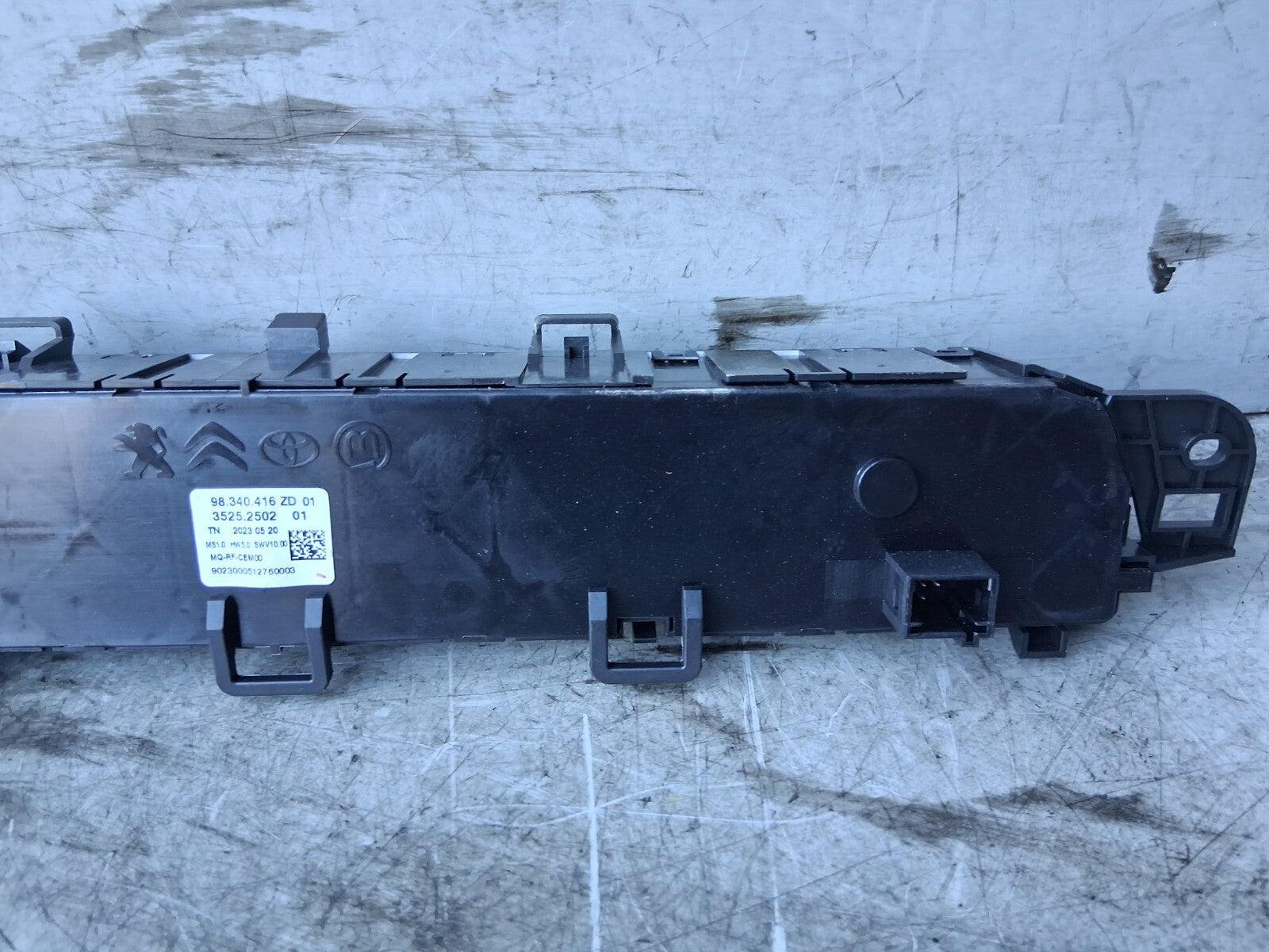 2023 CITROEN BERLINGO MK3 AC HEATER CLIMATE CONTROL SWITCH PANEL 98340416ZD