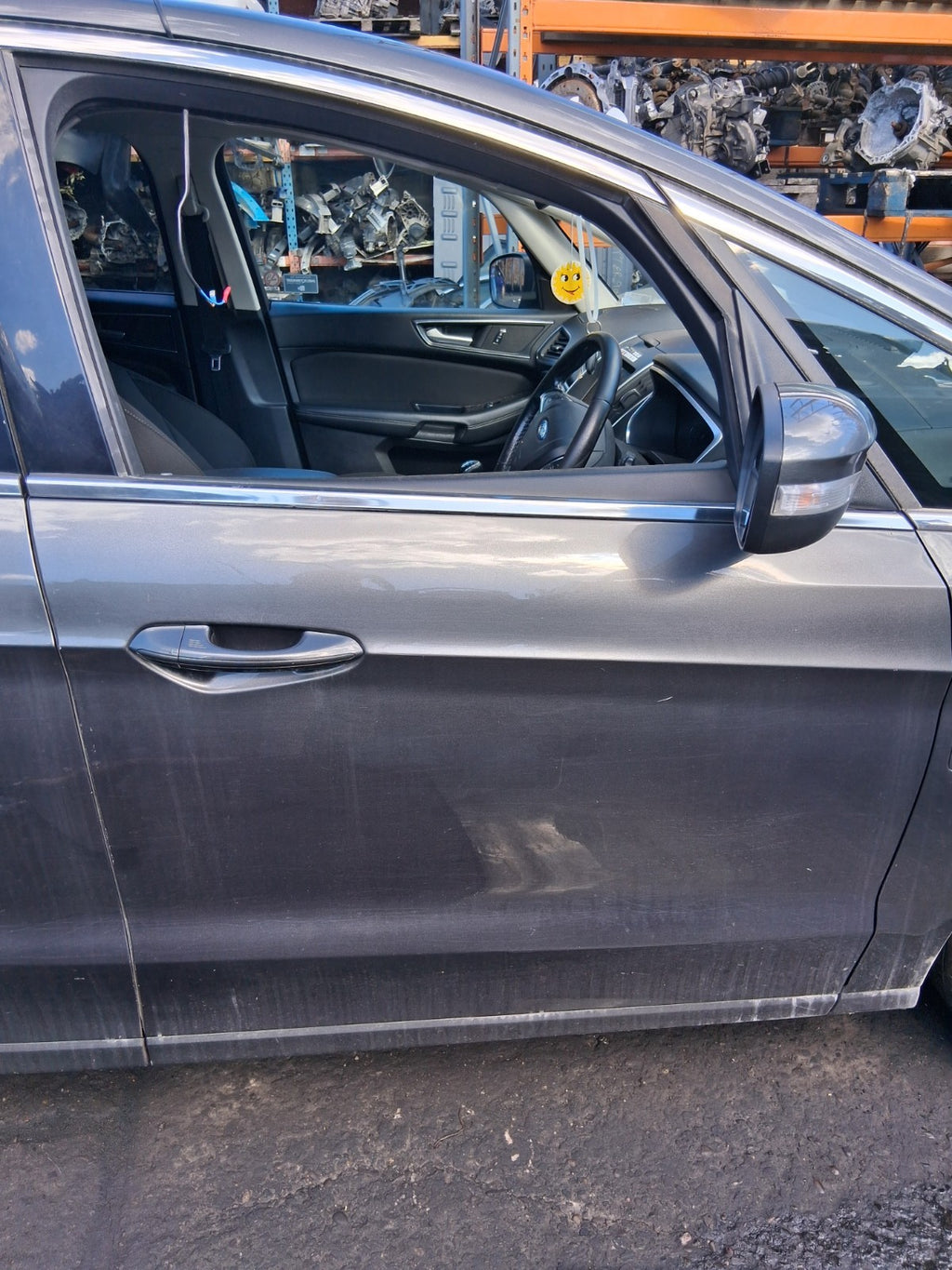 2017 FORD S MAX MK2 OSF DRIVER SIDE FRONT RIGHT BARE DOOR GREY