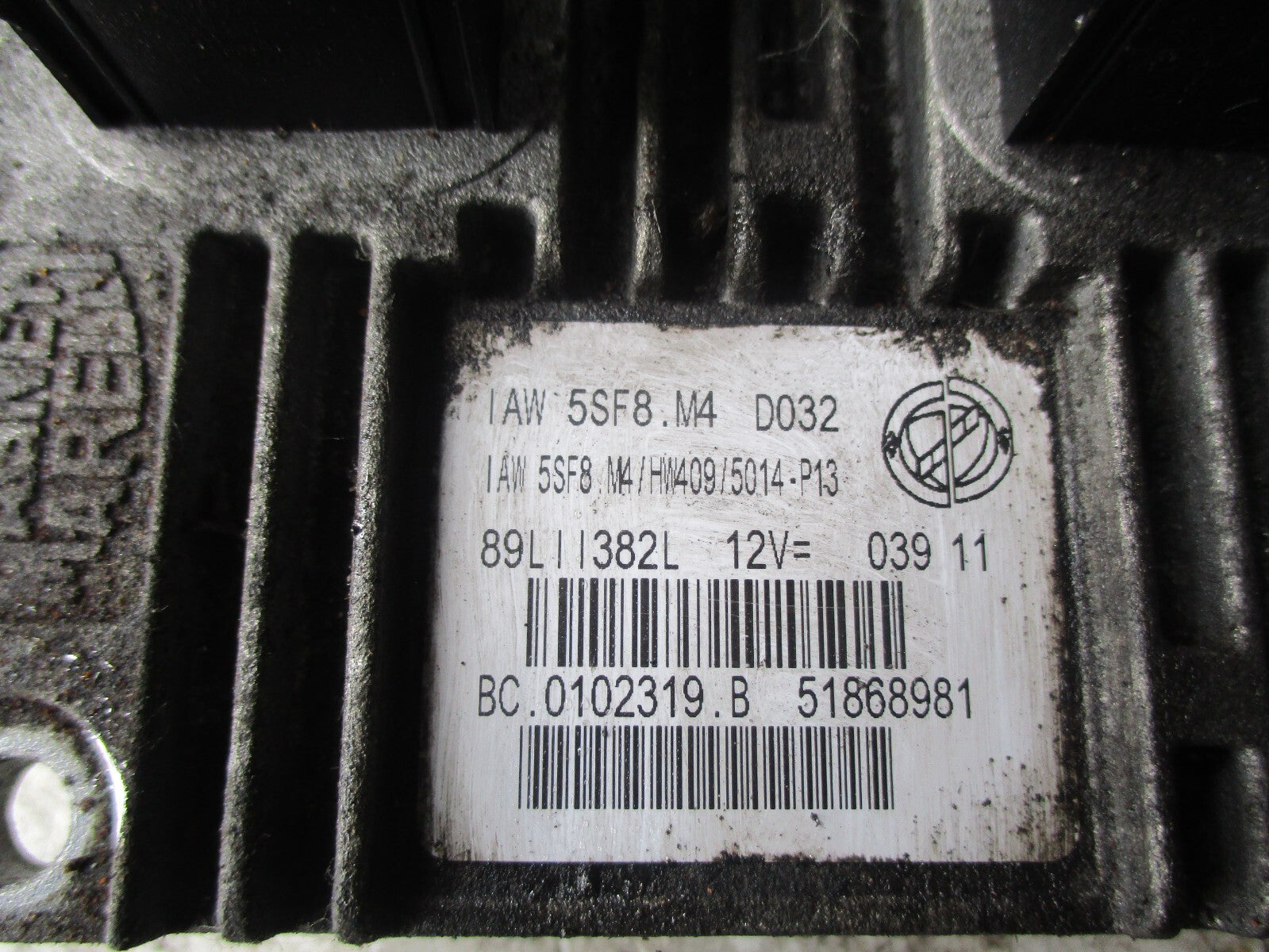 FIAT PANDA MK3 2011 1.2 ECU ENGINE CONTROL UNIT 51868981