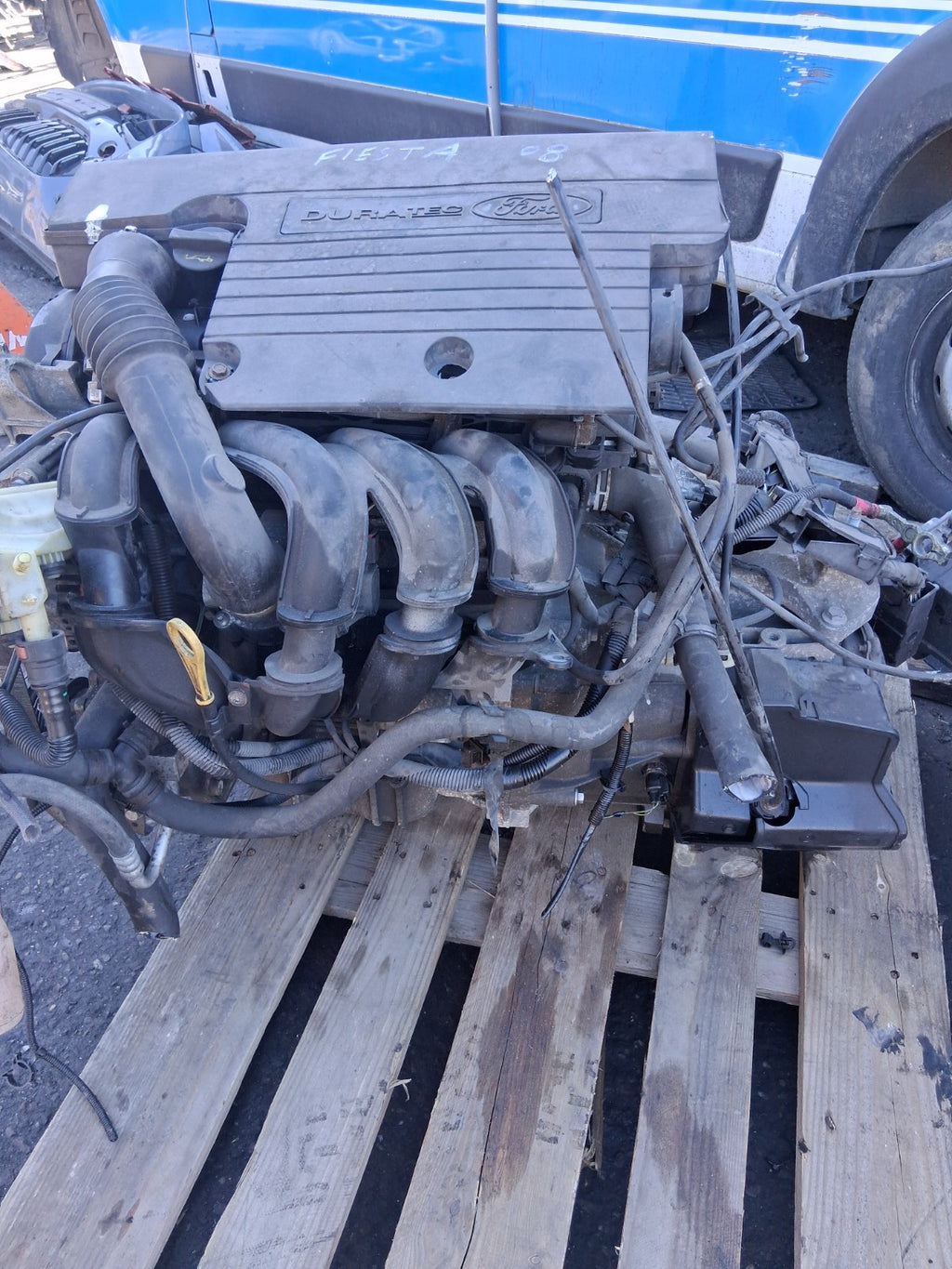 2006 FORD FIESTA MK6 1.4 PETROL COMPLETE ENGINE FXJA MILES 162K