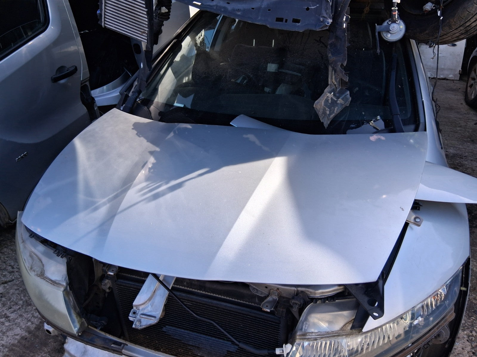 2007 HONDA CIVIC MK8 FRONT BONNET HOOD PANEL SILVER METALIC NH700M