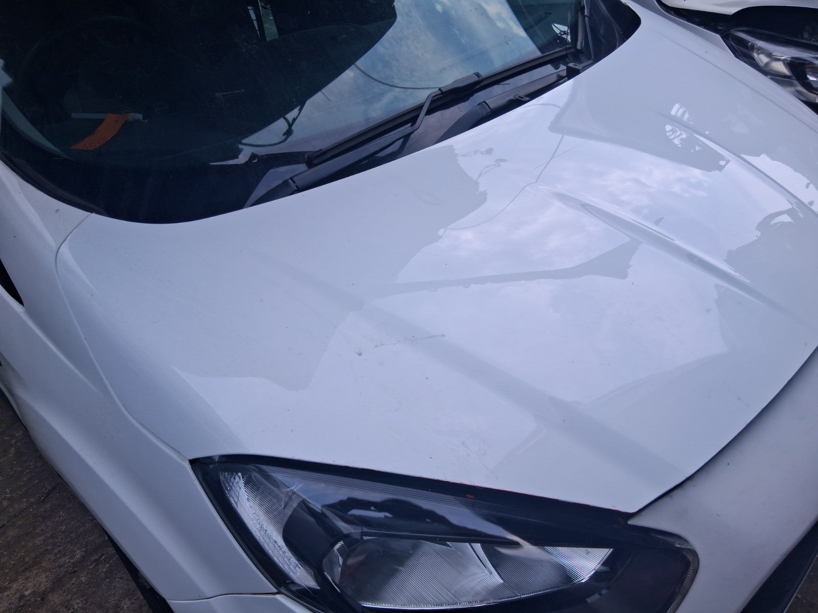 FORD TRANSIT COURIER MK2 2022 FRONT BONNET HOOD PANEL WHITE