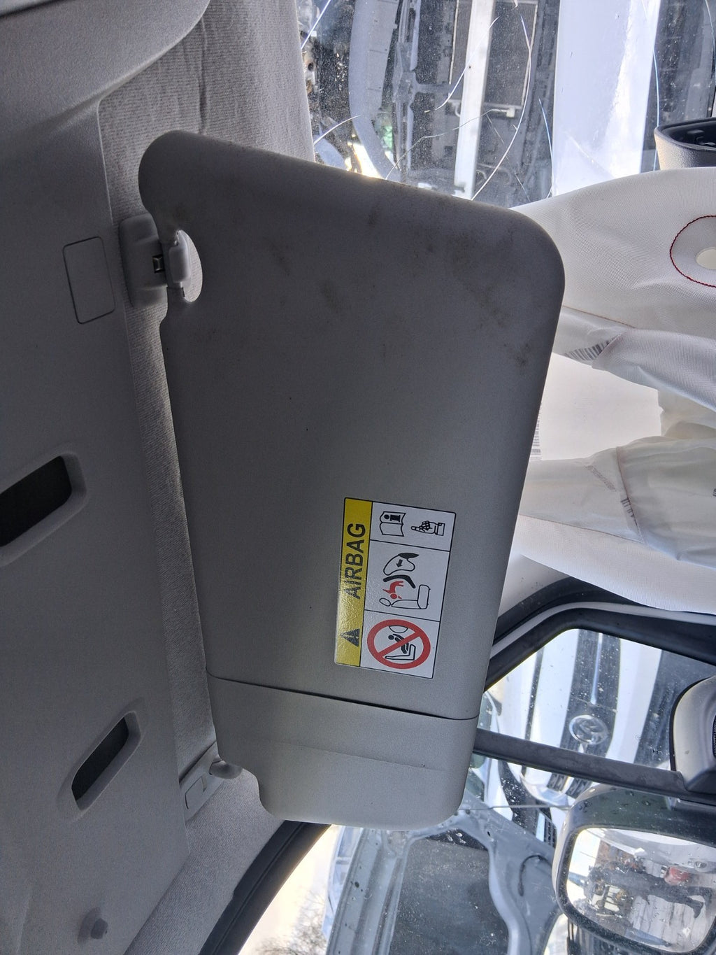 2024 CITROEN BERLINGO MK3 K9 NSF PASSENGER SIDE FRONT LEFT SUN VISOR SHADE