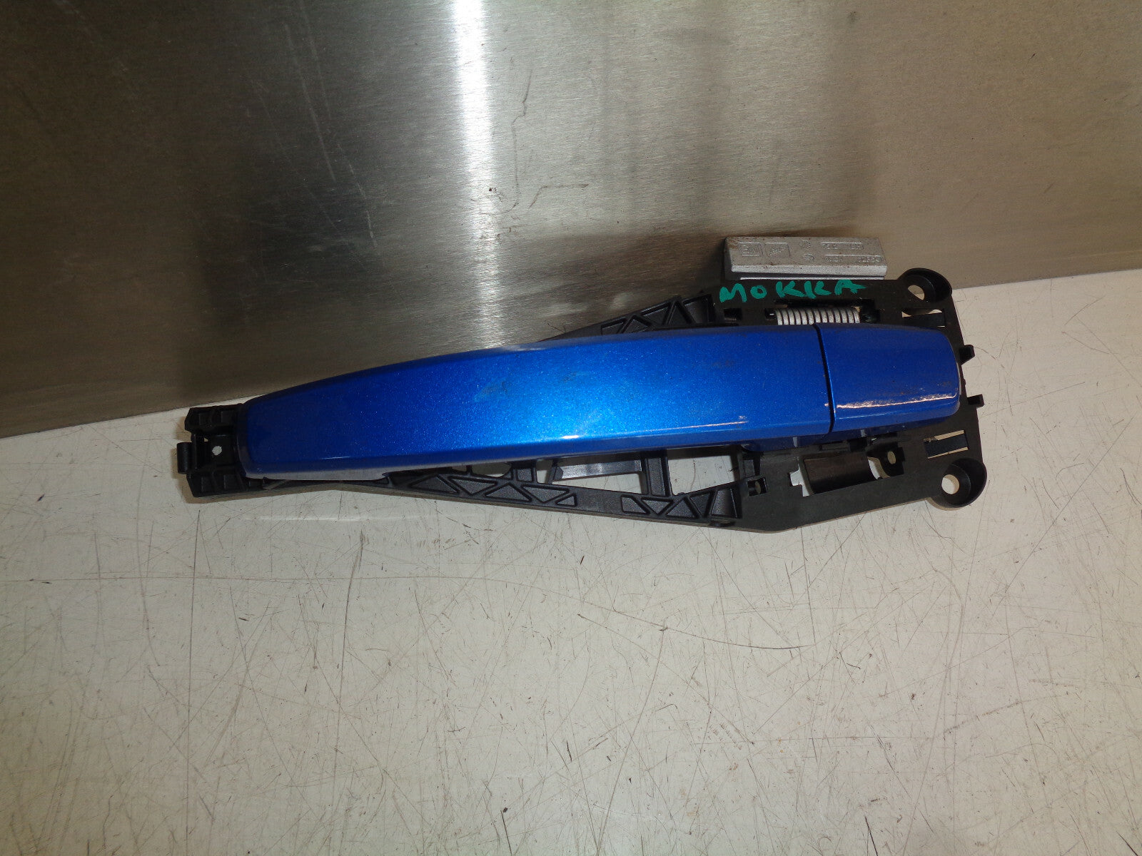 VAUXHALL MOKKA X 2018 NSR PASSENGER SIDE REAR EXTERIOR DOOR HANDLE BLUE